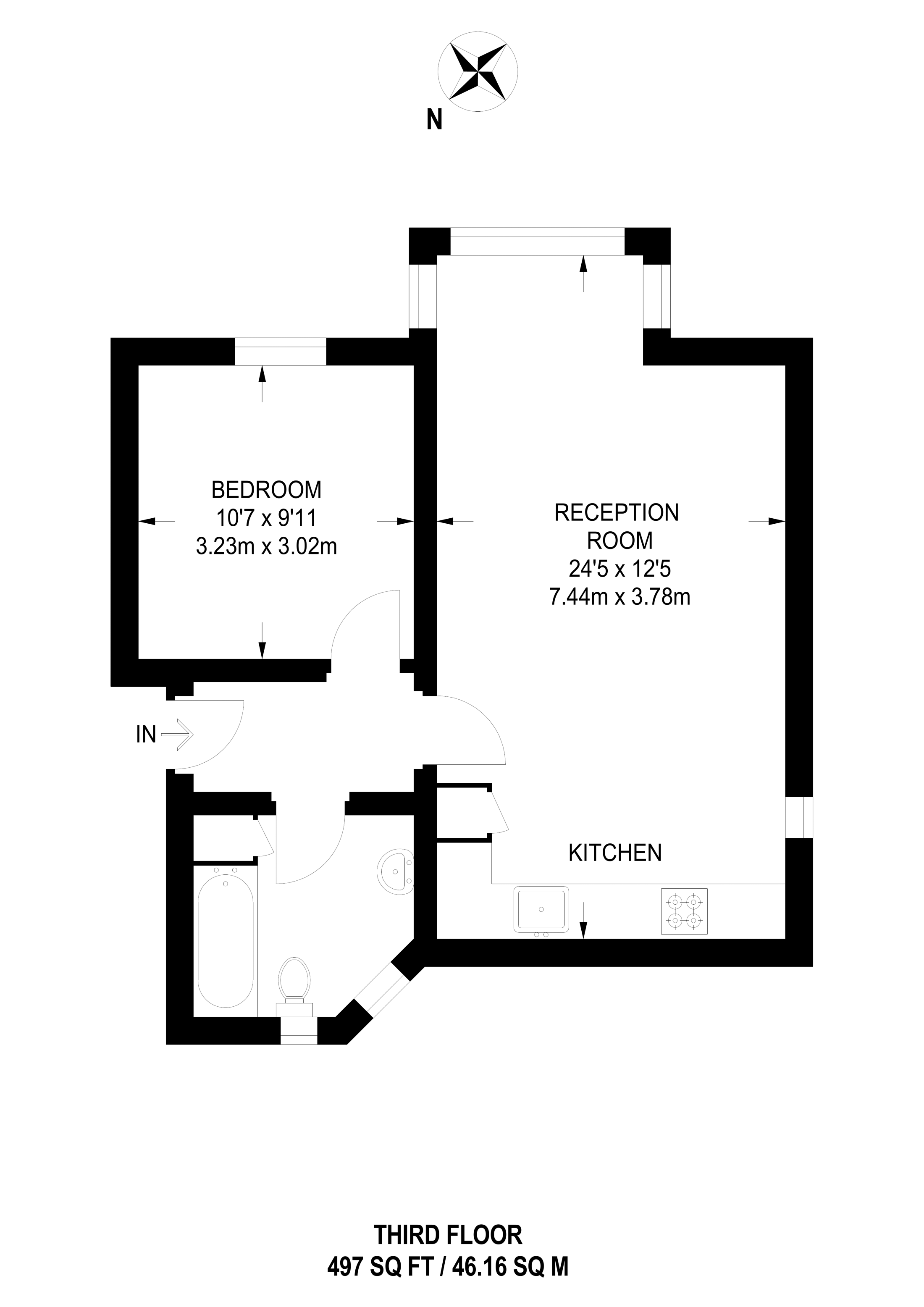 1 Bedrooms Flat to rent in Brady Street, Bethnal Green, London E1