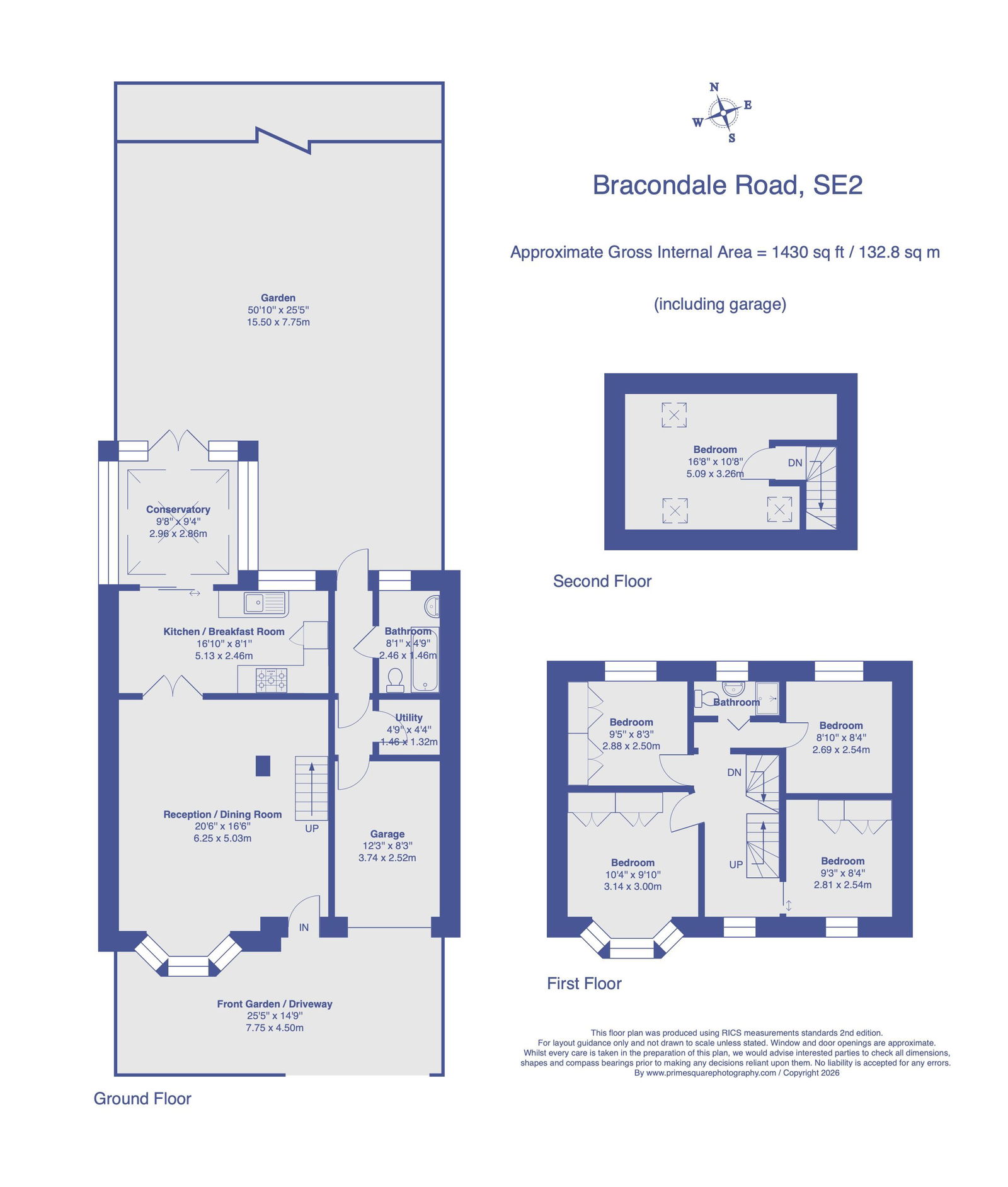 51, Bracondale Road, London floorplan