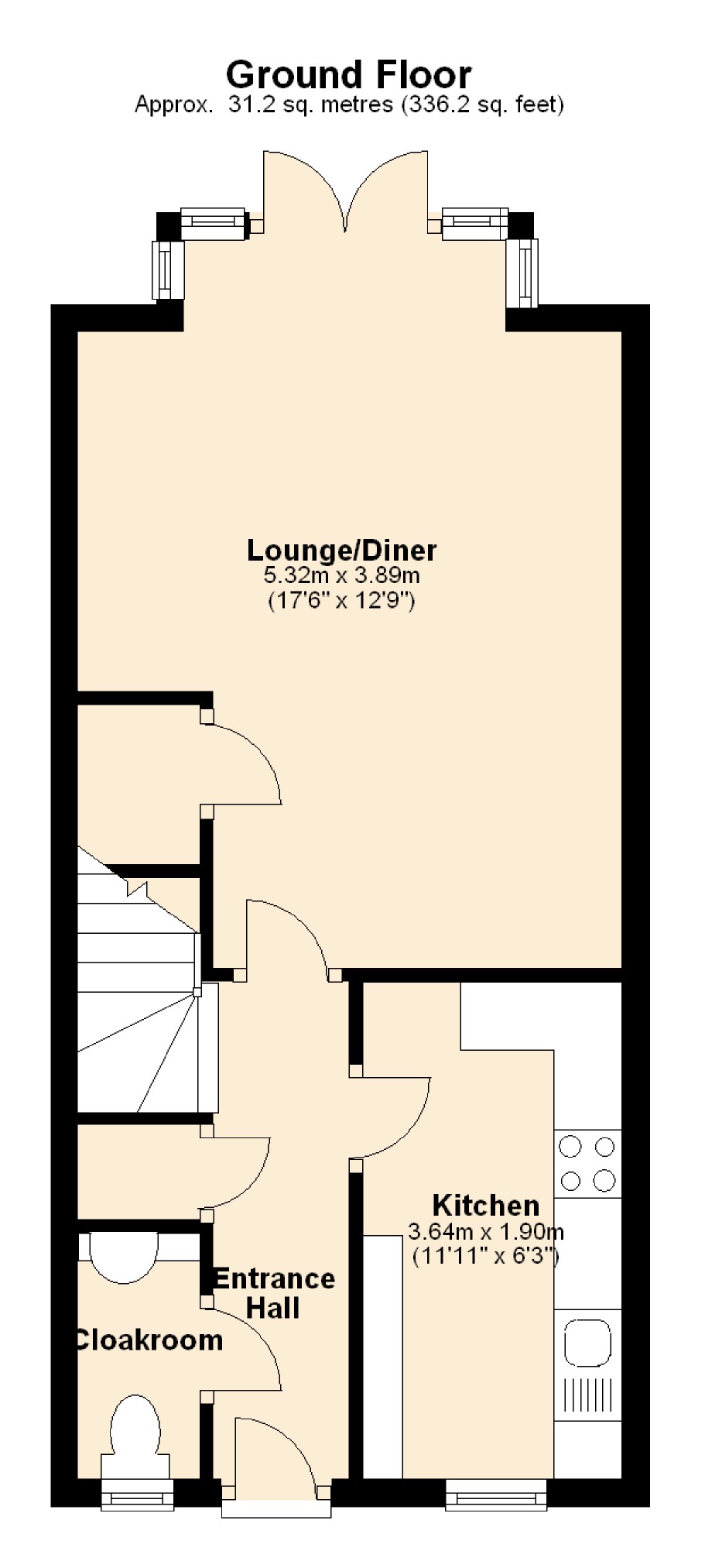 3 bed semidetached house for sale in Frobisher Approach, Manadon Park