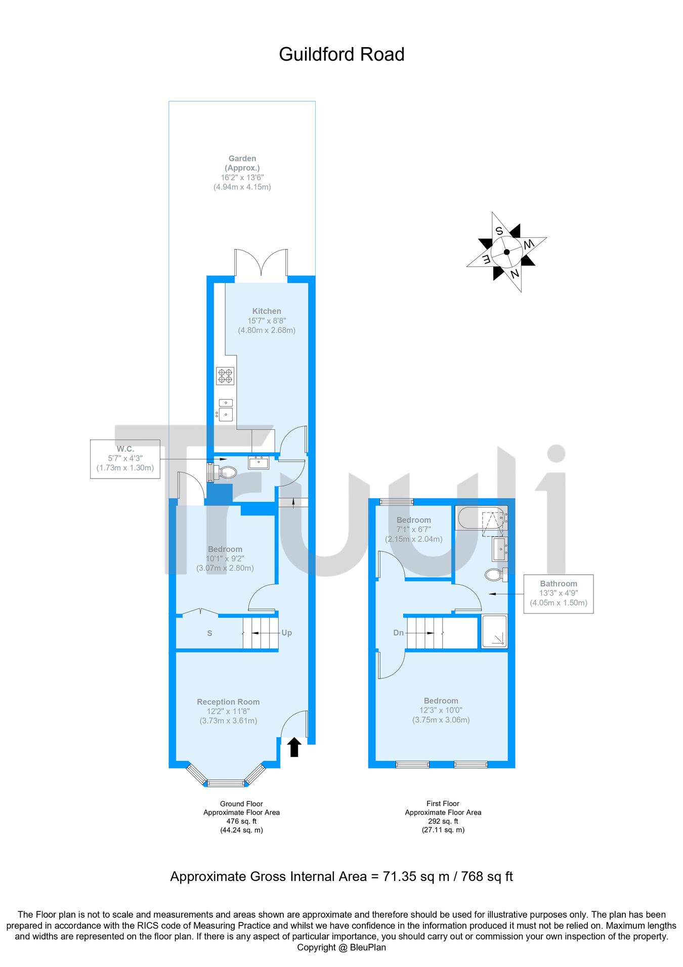 37, Guildford Road, Croydon floorplan