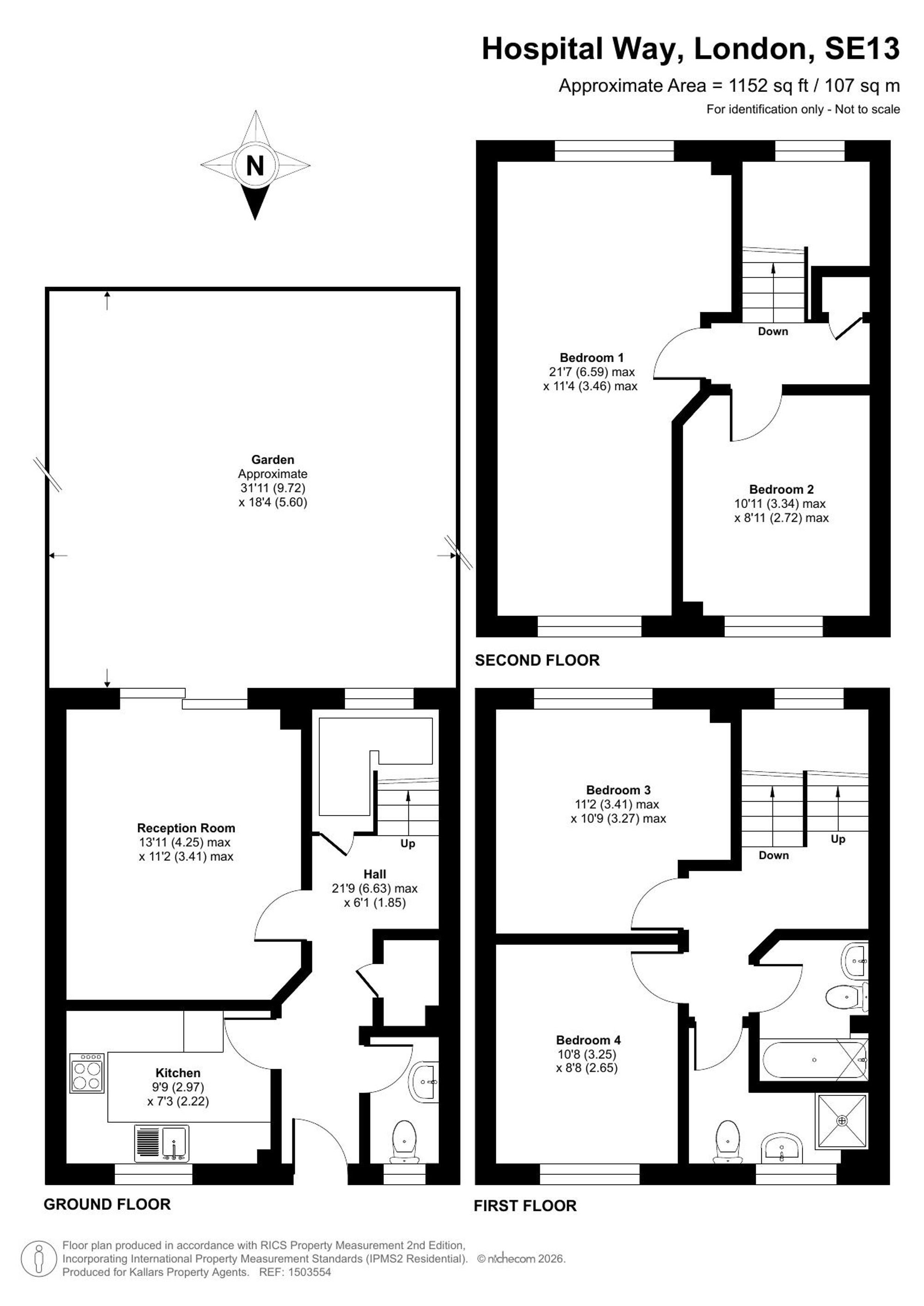 2 Hospital Way, London floorplan