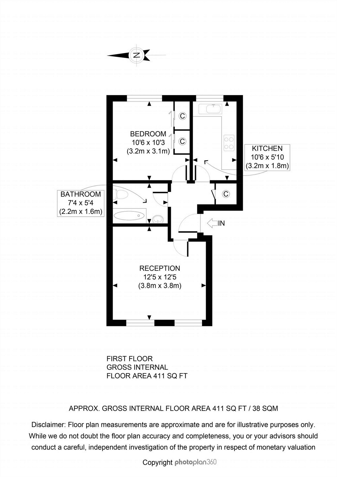 1 Bedrooms Flat to rent in Riverhope Mansions, Harlinger Street, London SE18