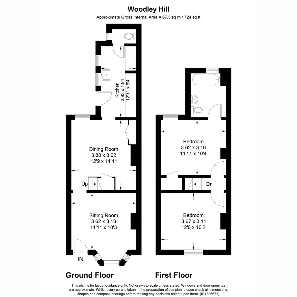 28, Woodley Hill, Chesham floorplan