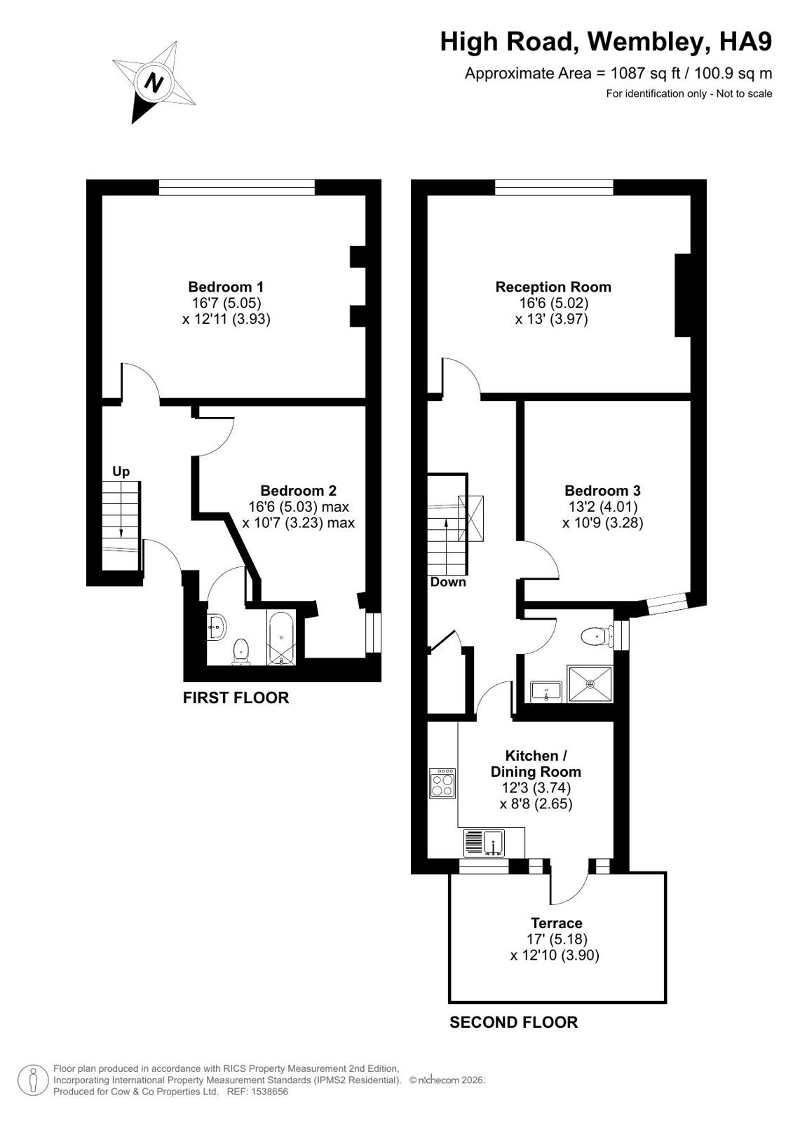 High Road, Wembley floorplan