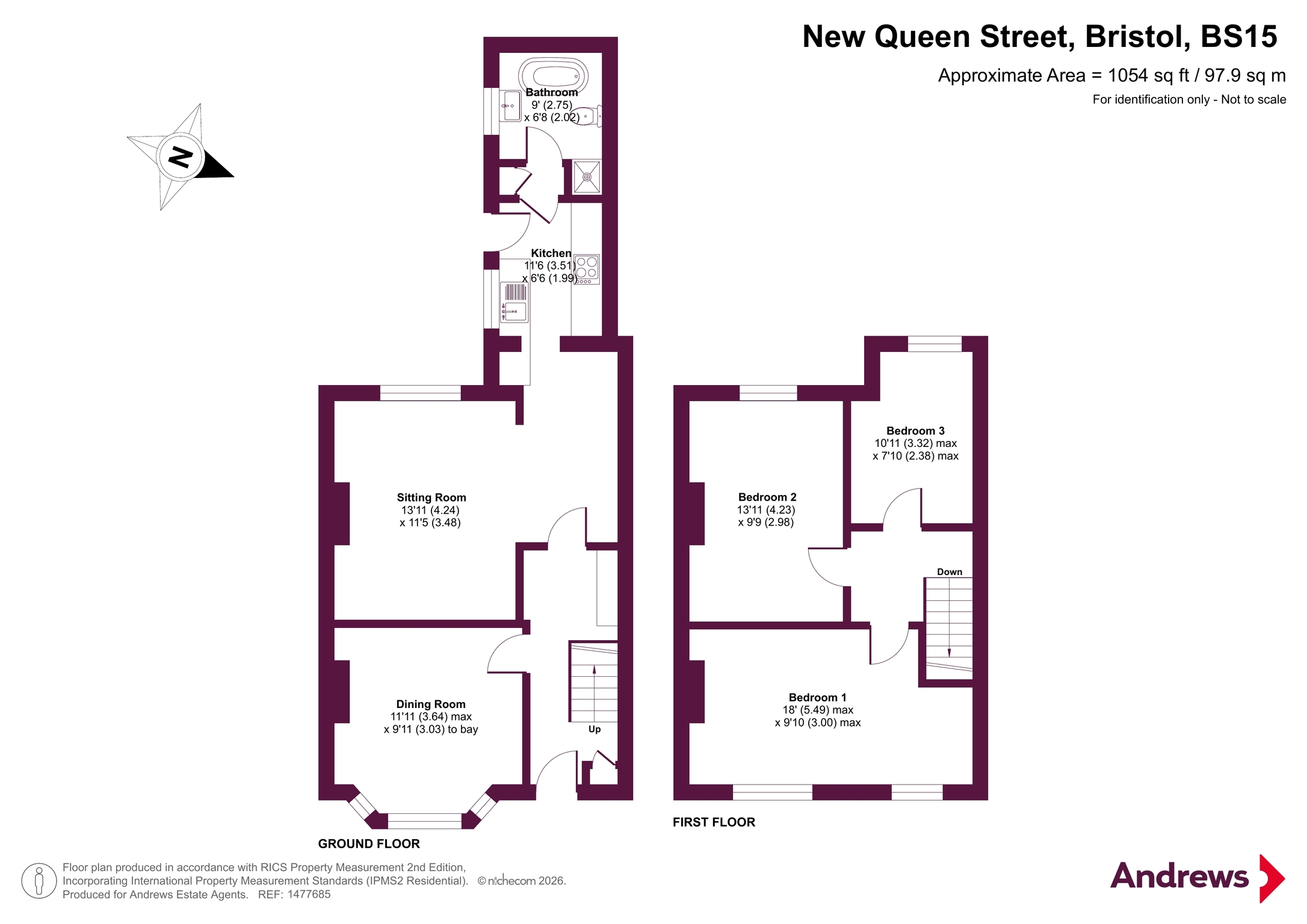 24, New Queen Street, Bristol floorplan