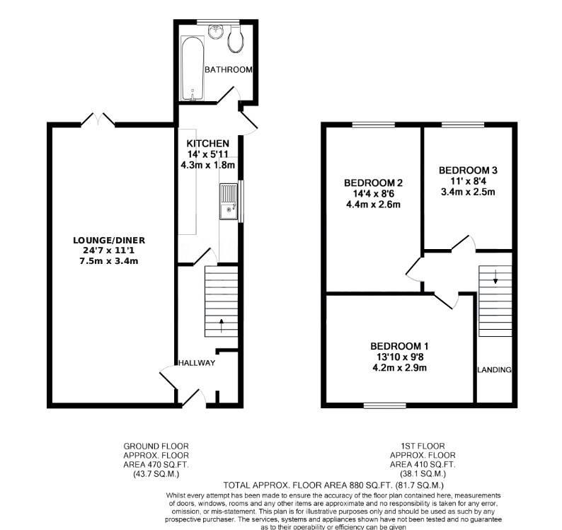 8, Bramley Place, Crayford floorplan