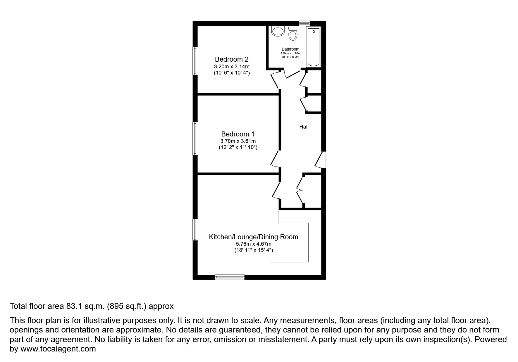 2 bed flat for sale in Thornbury, Bristol, South Gloucestershire BS35