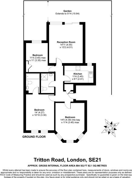3 Bedrooms Flat for sale in Tritton Road, London SE21