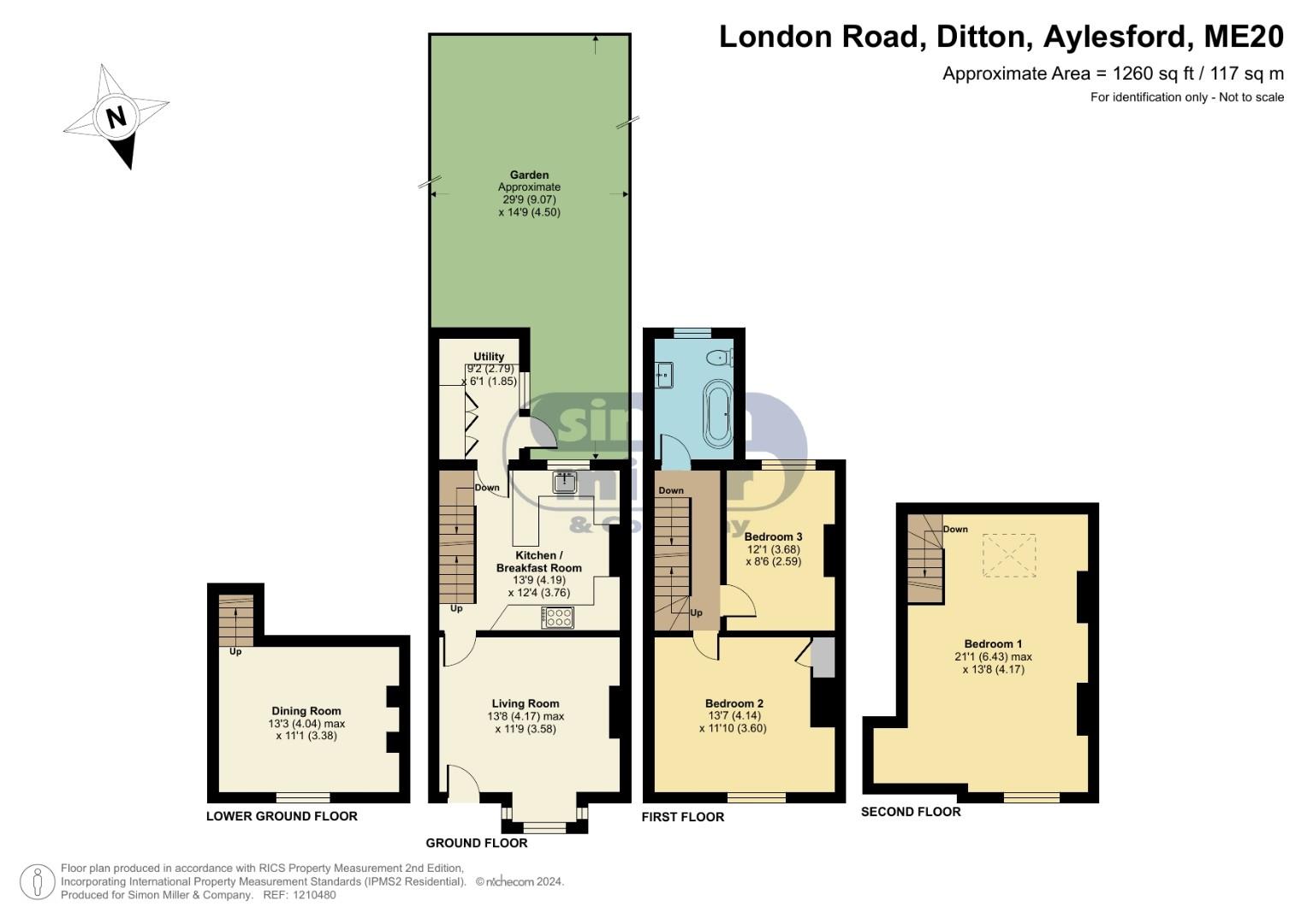 531, London Road, Aylesford floorplan