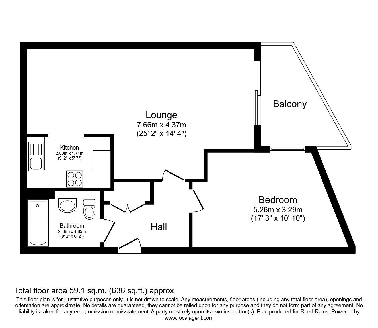 Apartment 104, City Point, 1, Solly Street, South Yorkshire floorplan