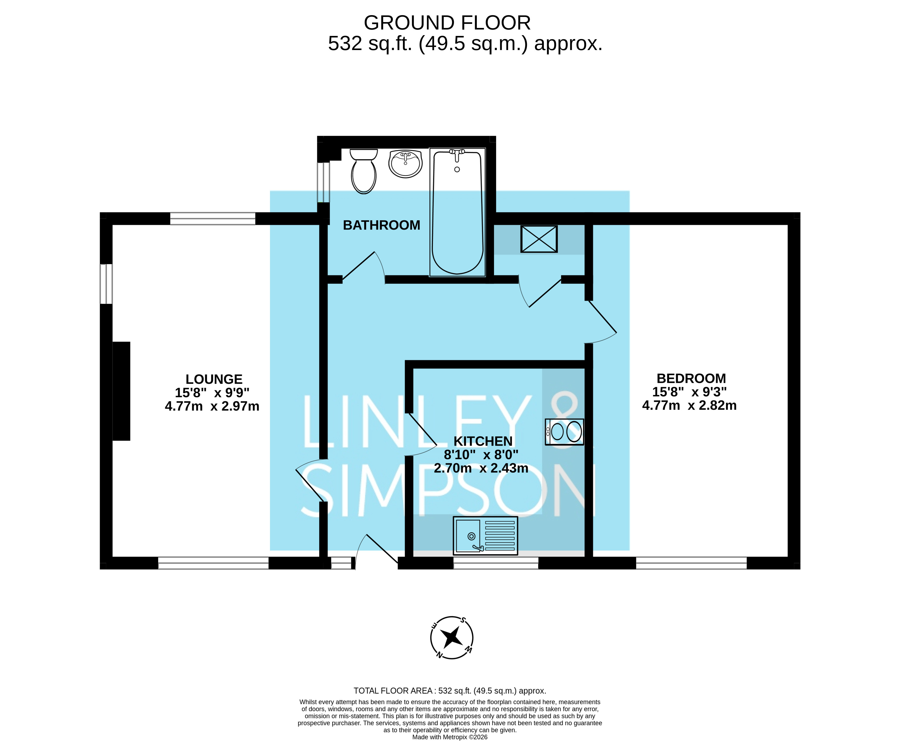 21, North Street, York floorplan