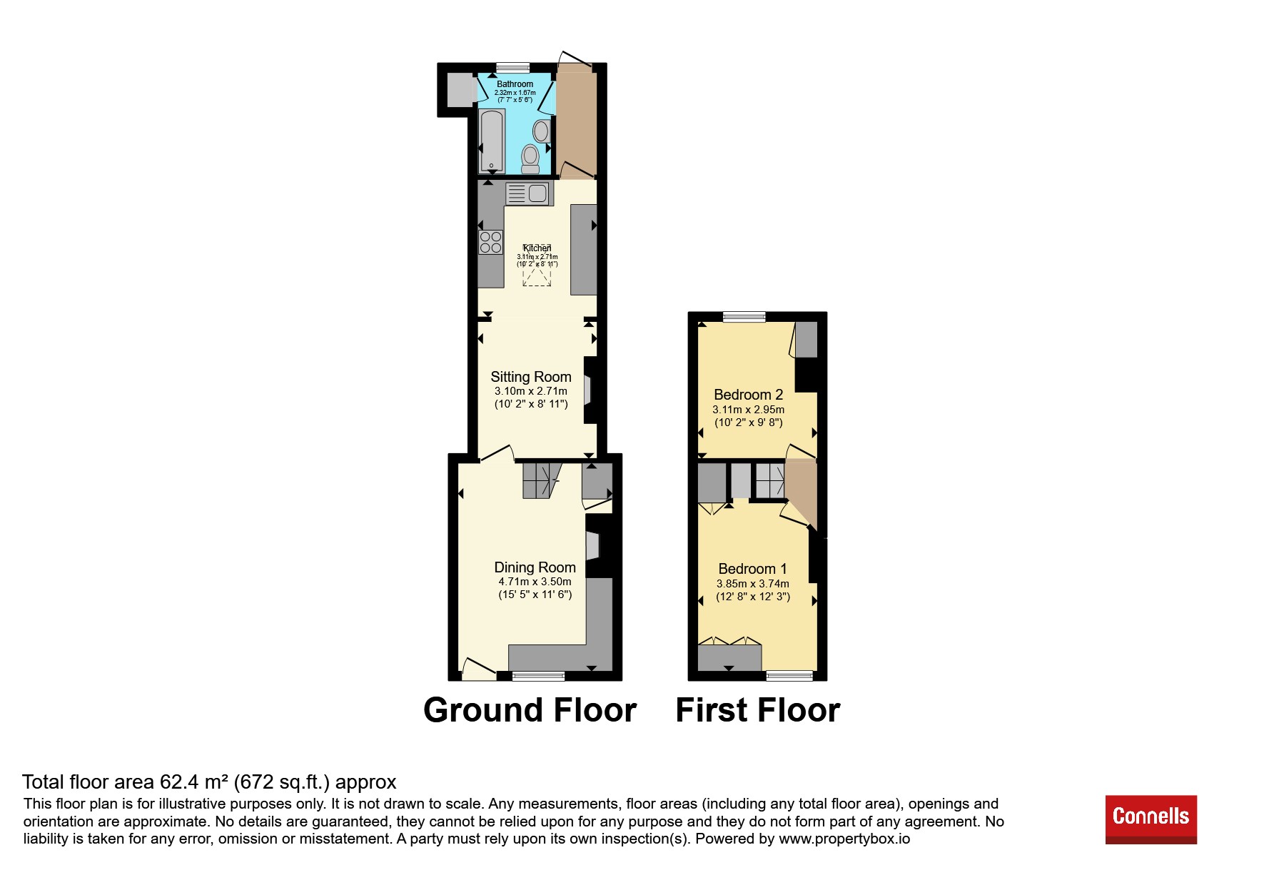 68, West Street, WARWICK floorplan