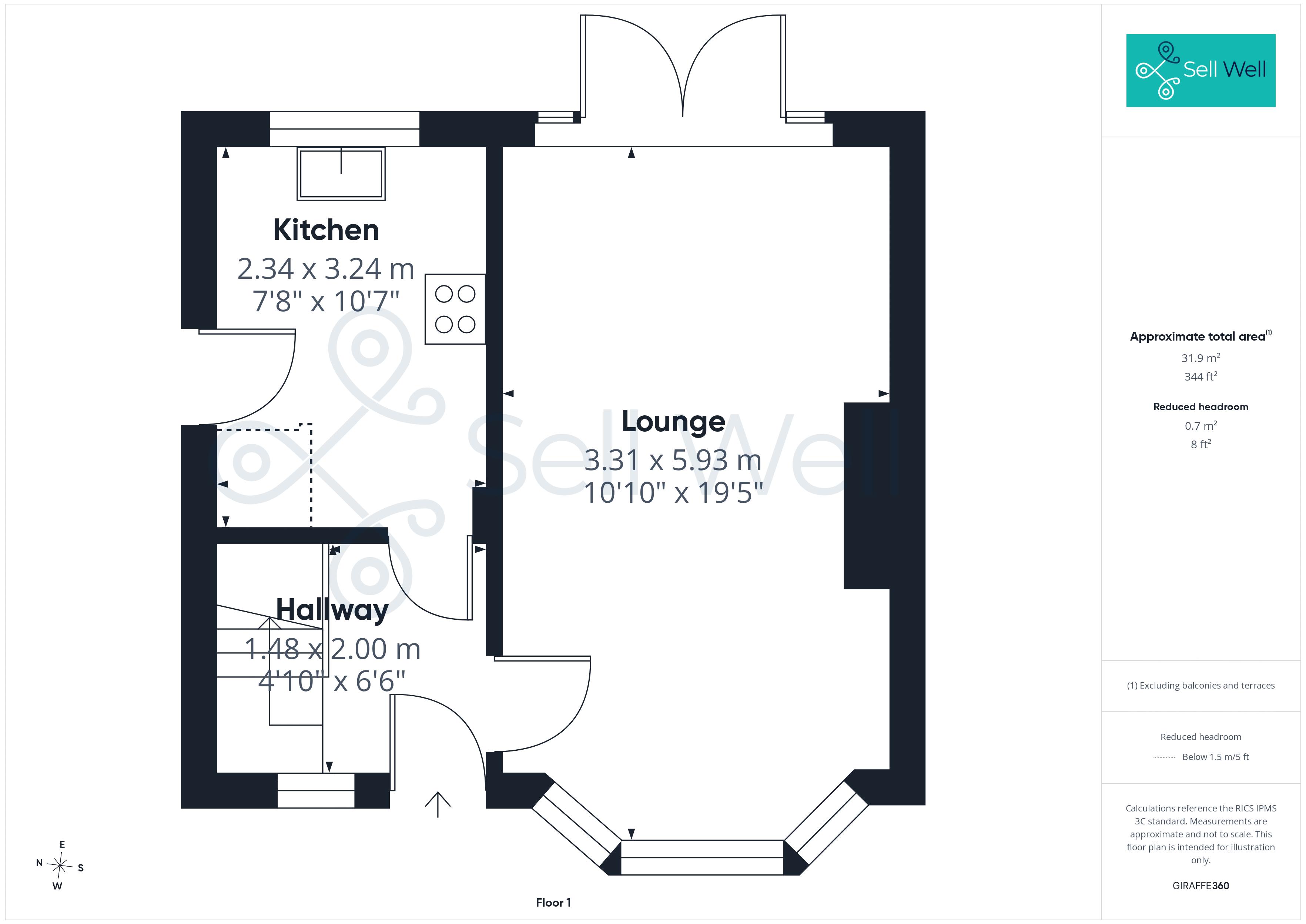 228, Lancaster Road, Salford floorplan