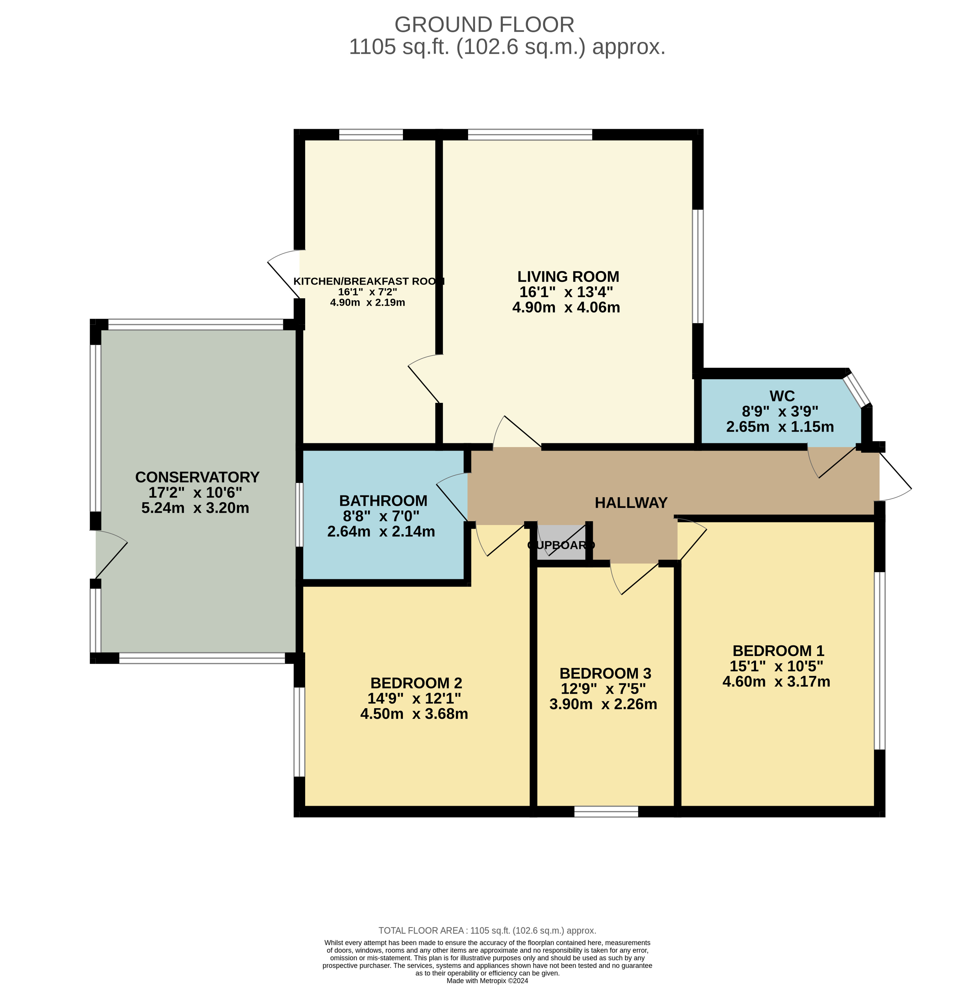 49, Darwin Road, East  Yorkshire floorplan