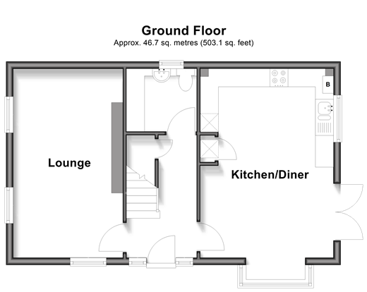 Bramble Close Coxheath, Maidstone floorplan