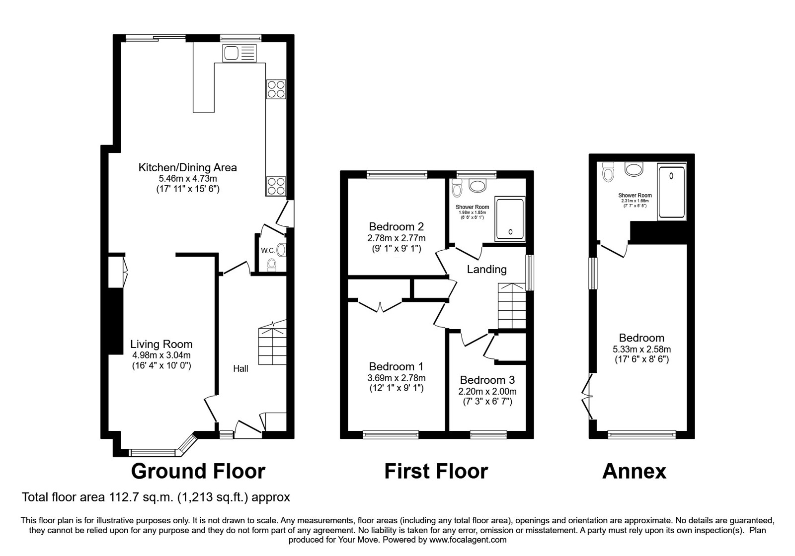6, Teal Court, Keighley floorplan