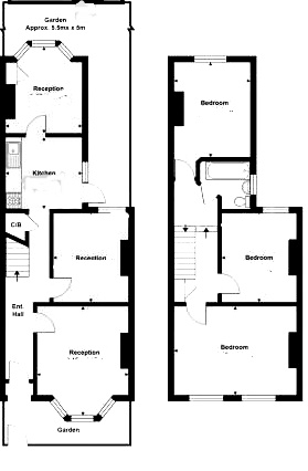 3 Bedrooms Terraced house for sale in Roseberry Gardens, Haringay N4