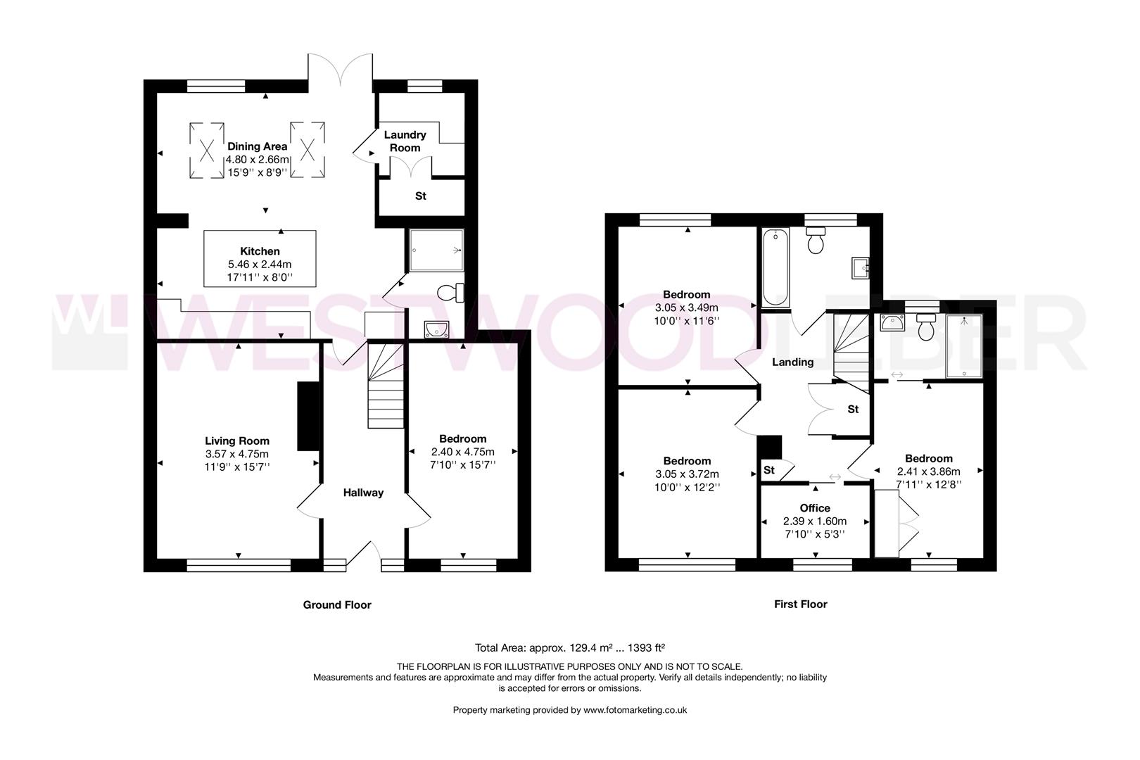 3, Horrocks Close, Ware floorplan