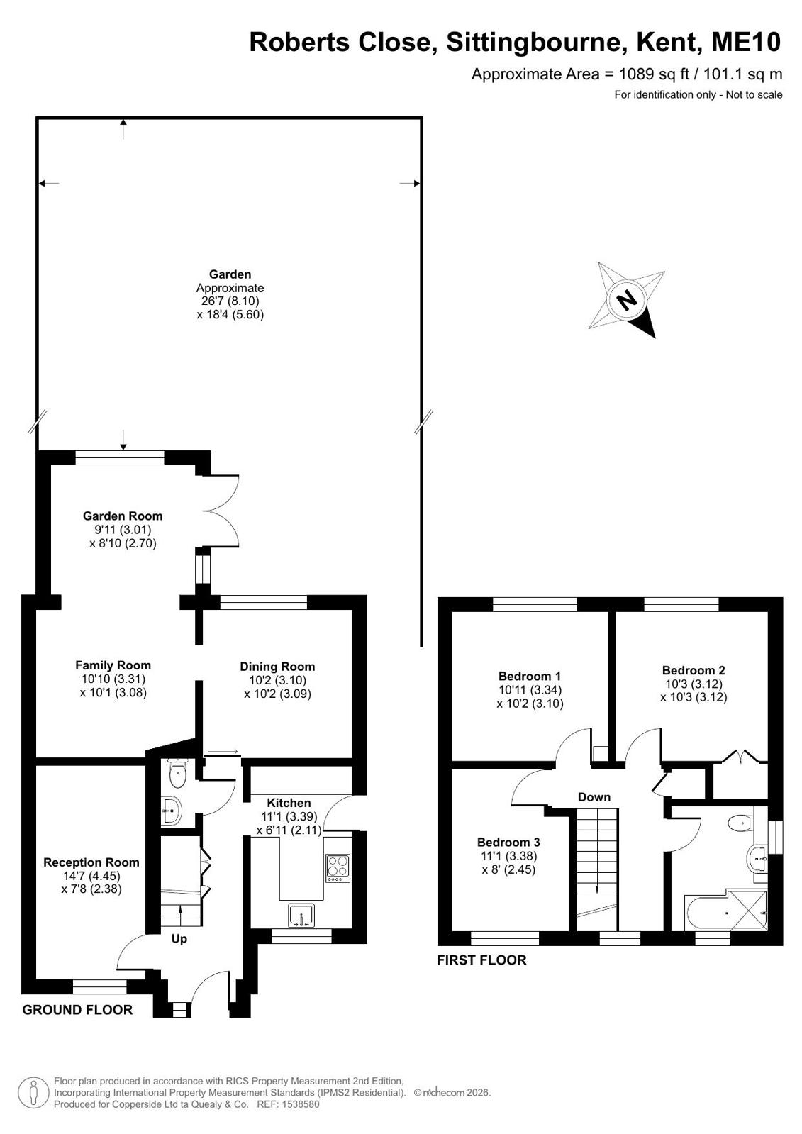 Roberts Close, Kent floorplan