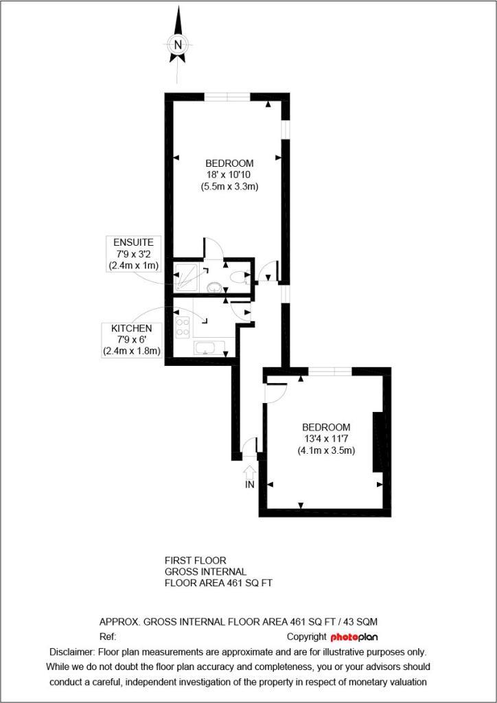 1 Bedrooms Flat to rent in Grosvenor Gardens, Willesden Green NW2