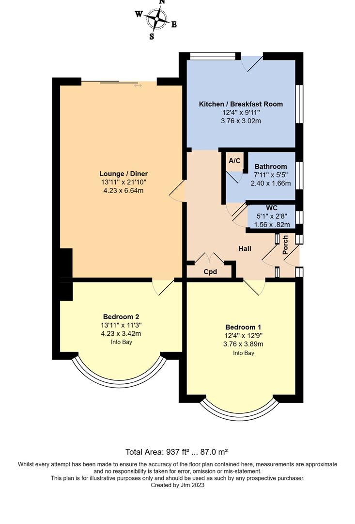 Fircroft Crescent, Rustington, Littlehampton BN16, 2 bedroom detached