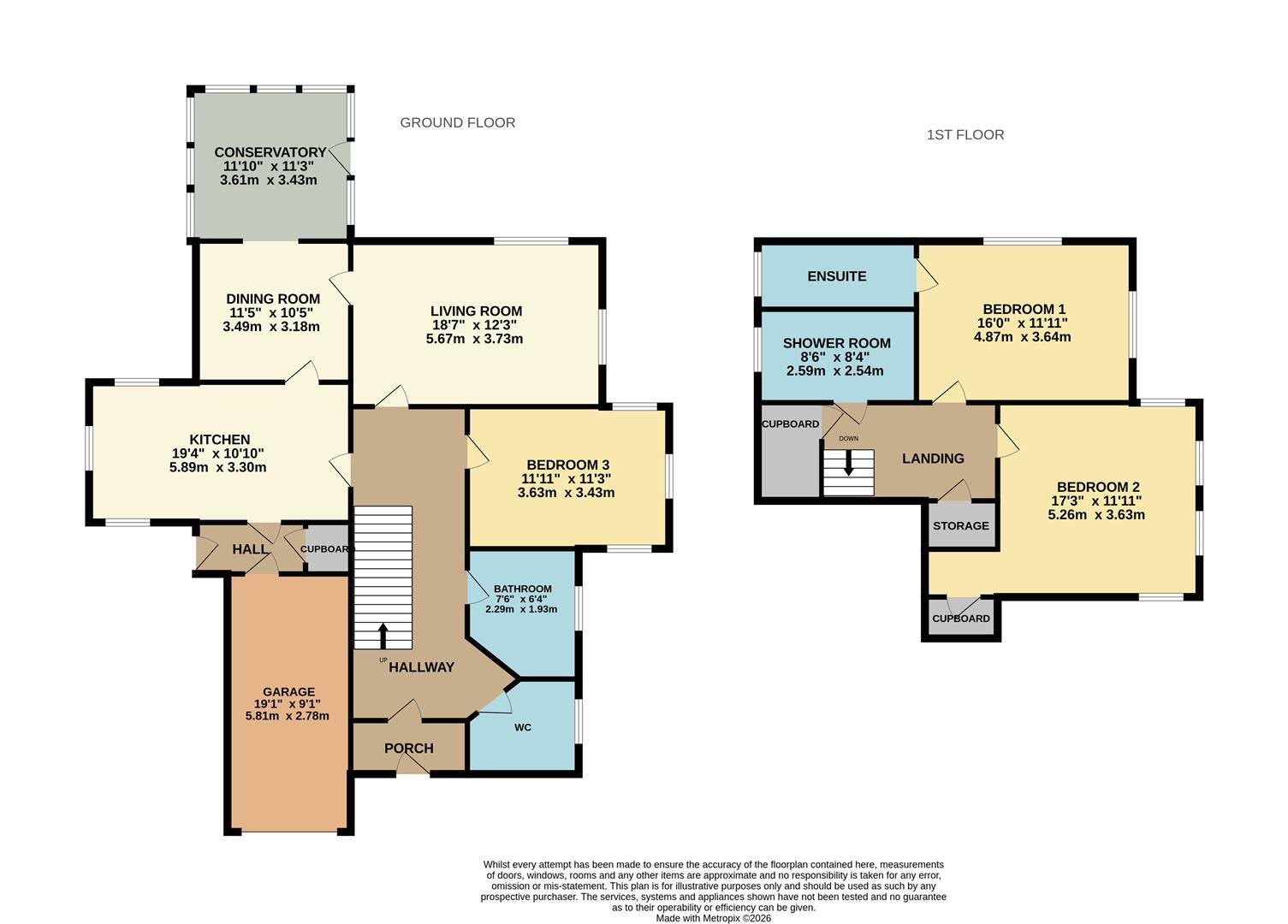 166, Peartree Lane, Bexhill-On-Sea floorplan