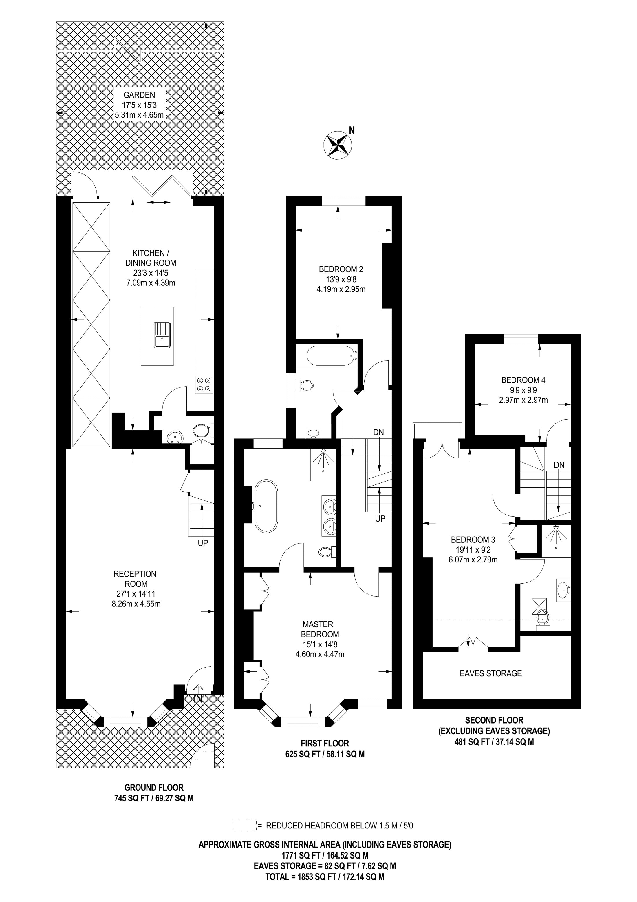 4 Bedrooms Terraced house for sale in Priory Park Road, Brondesbury NW6