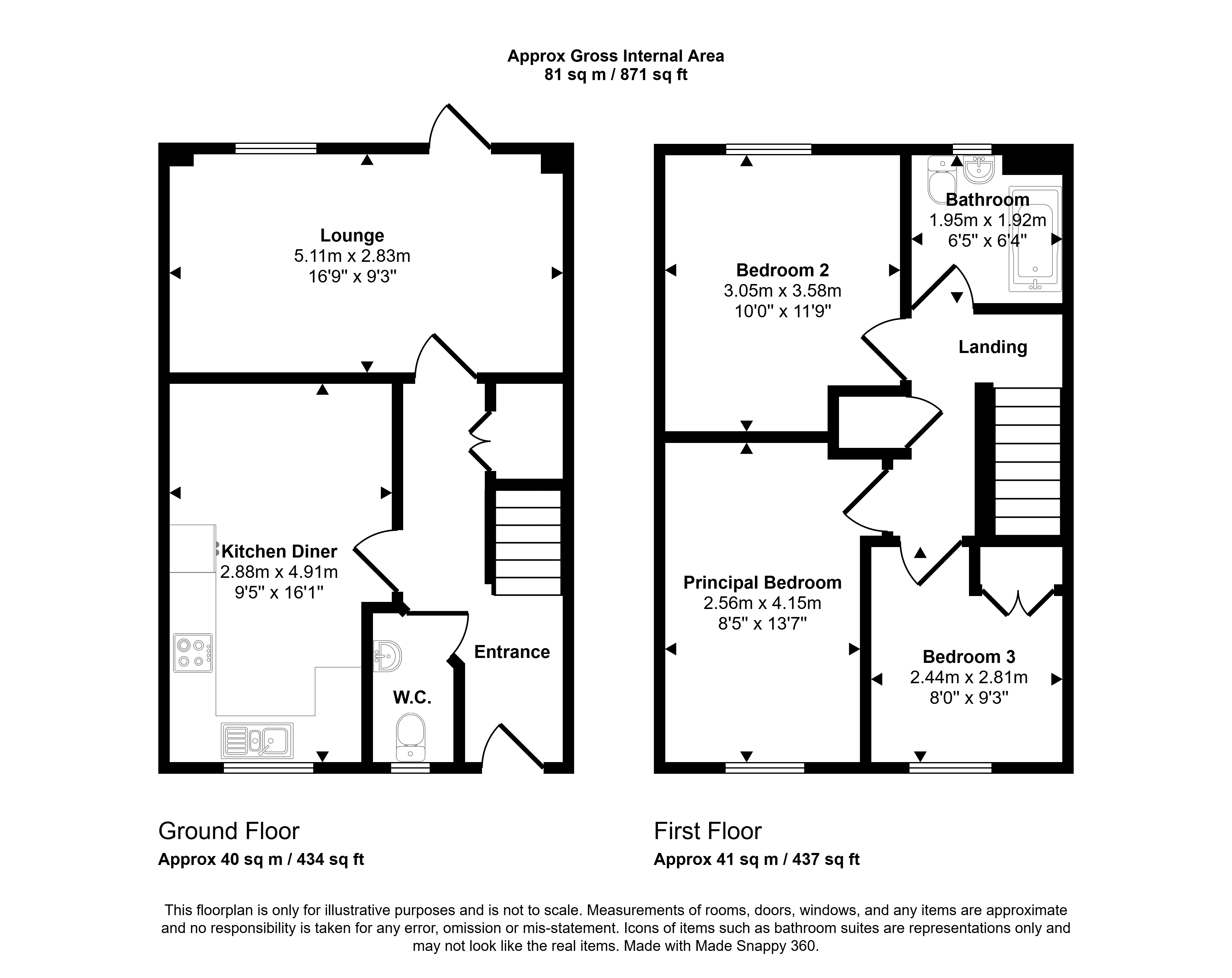 9, Readers End, Frome floorplan