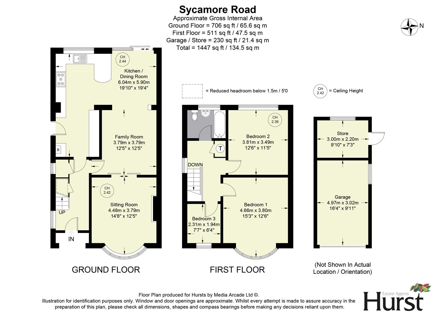 17, Sycamore Road, High Wycombe floorplan