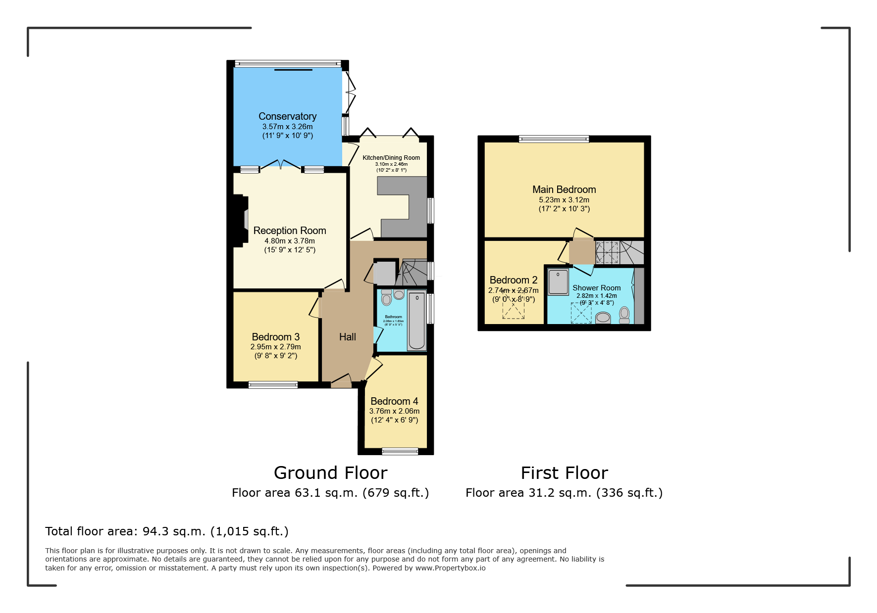 38, Lewes Way, Rickmansworth floorplan