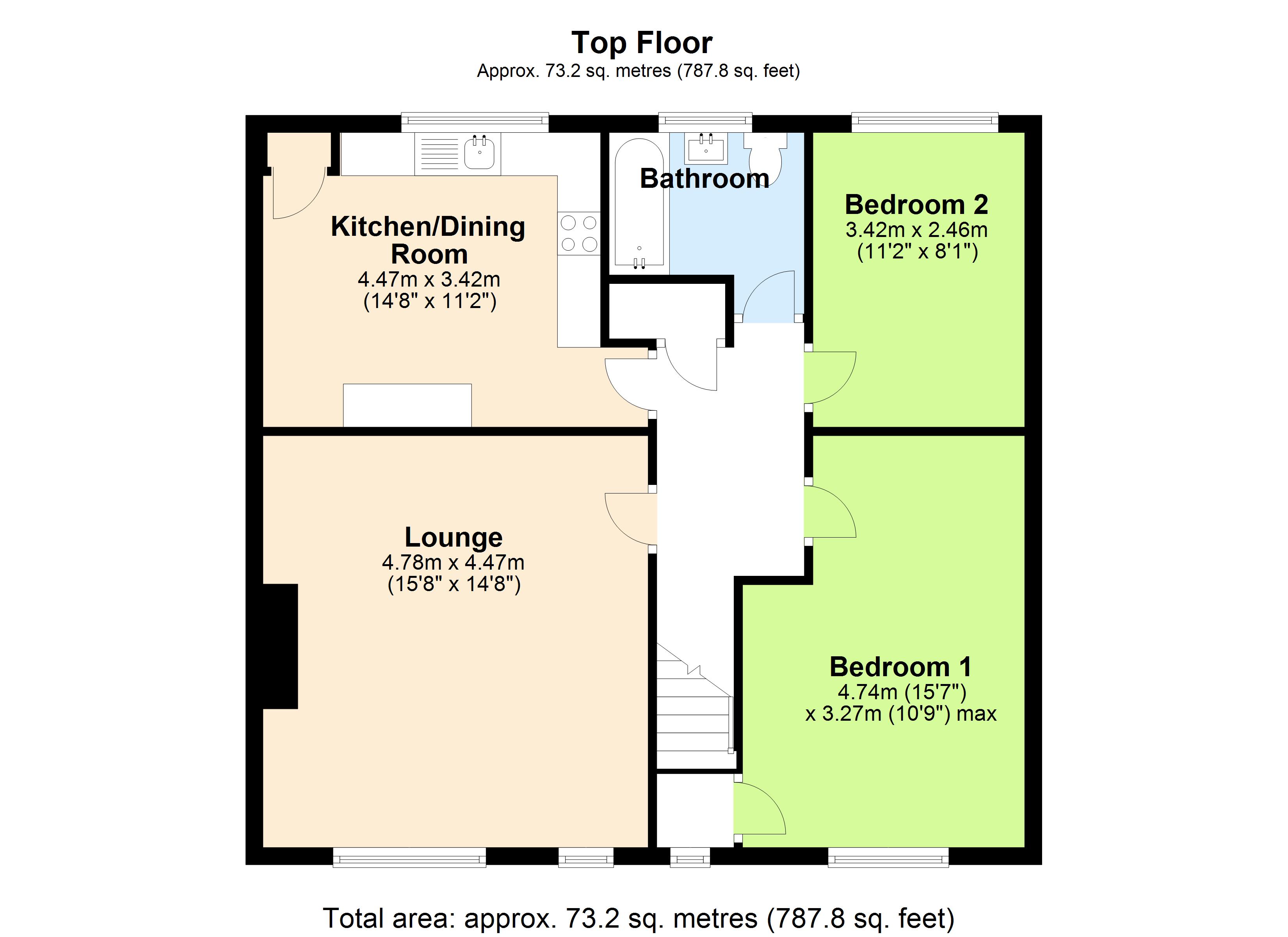 8 Digswell Court, Digswell Rise, Welwyn Garden City floorplan