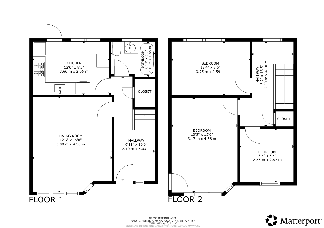 118 Farne Drive, Glasgow floorplan