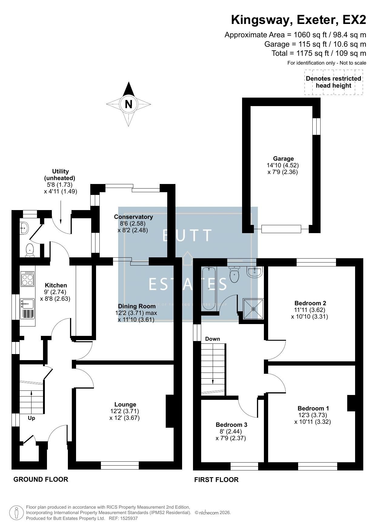 4 Kingsway, Exeter floorplan