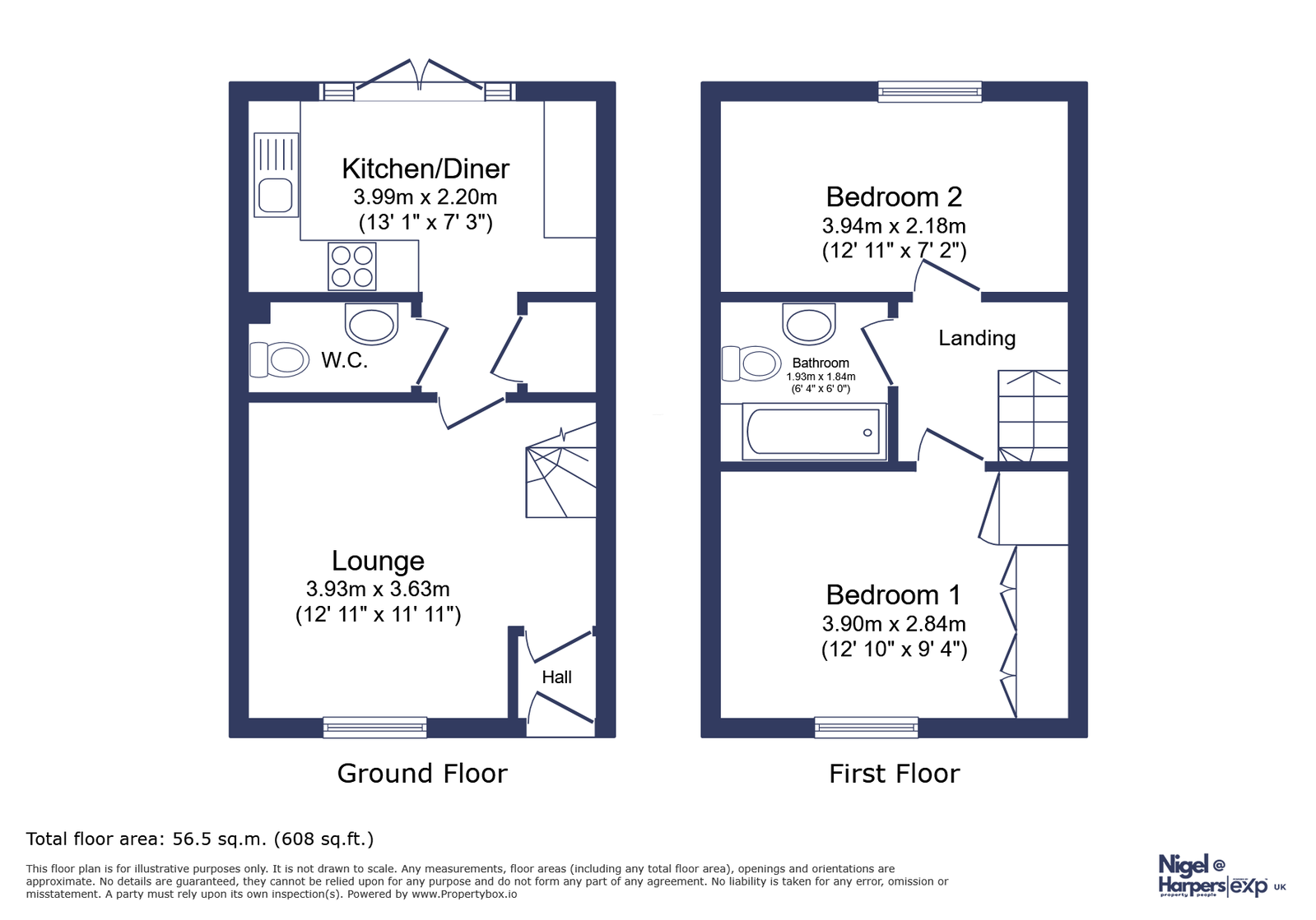 15, Tailor Way, Morpeth floorplan