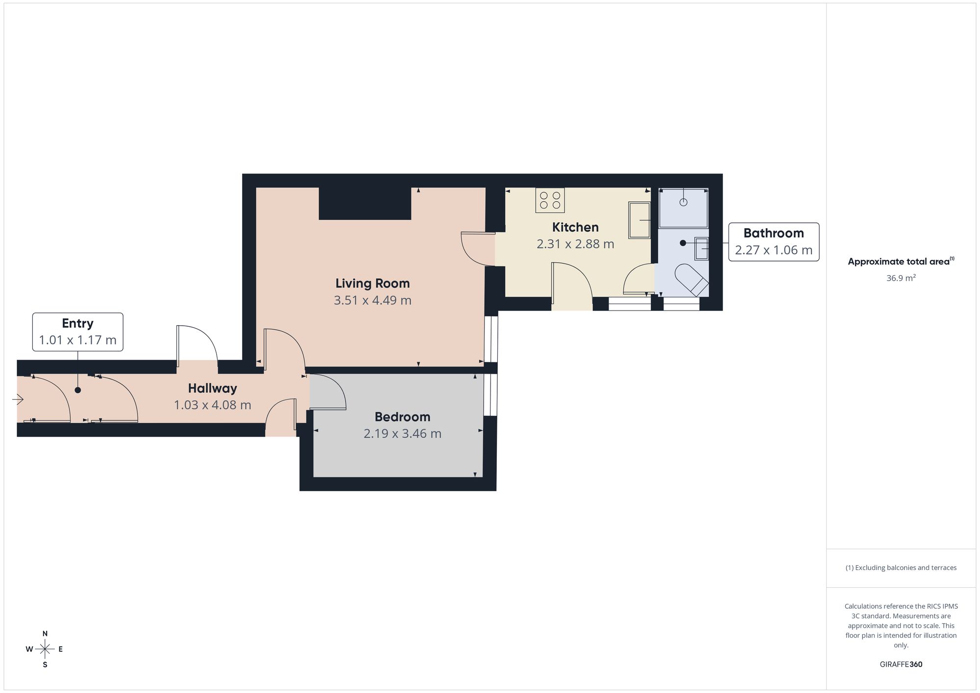 127 Avenue Road, Gateshead floorplan