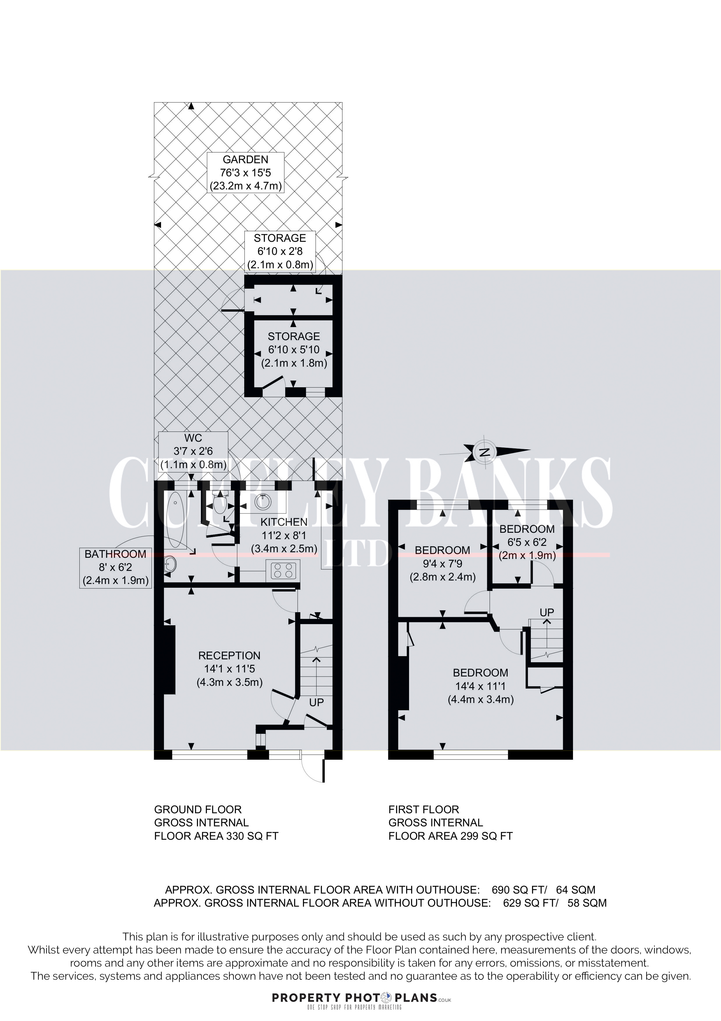 3, Empire Road, Middlesex floorplan