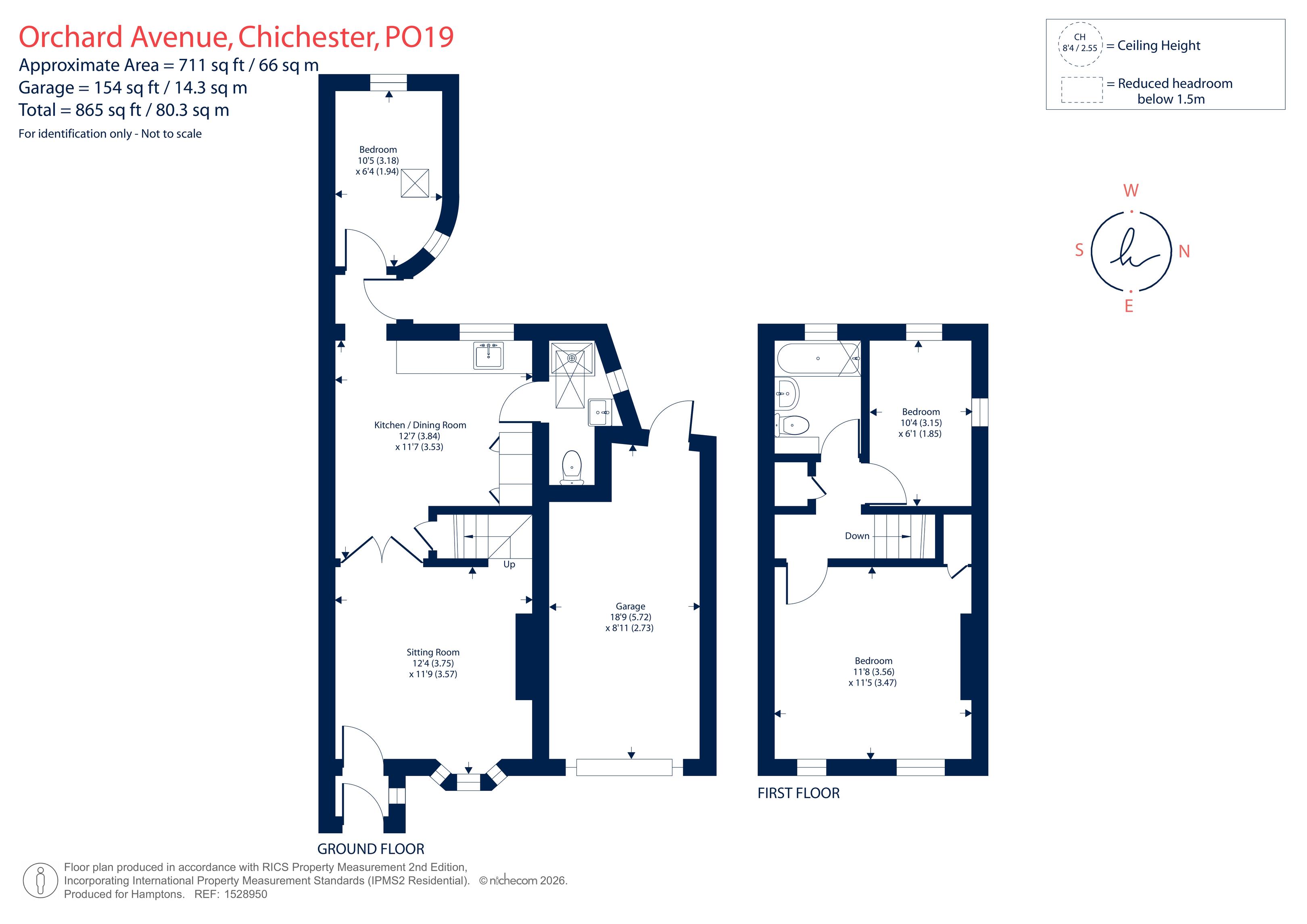 1, Orchard Avenue, Chichester floorplan