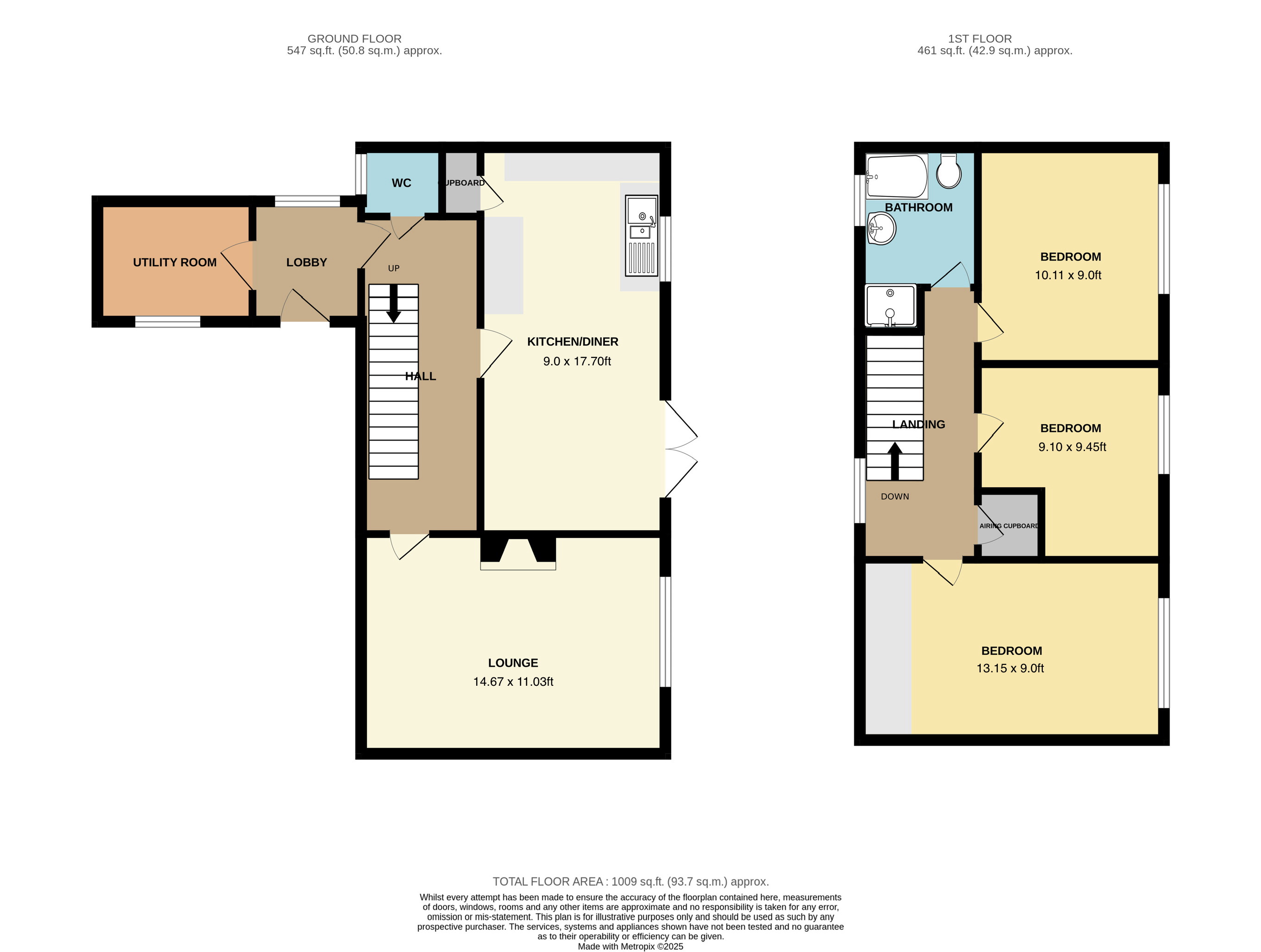 6, South View, Cardiff floorplan