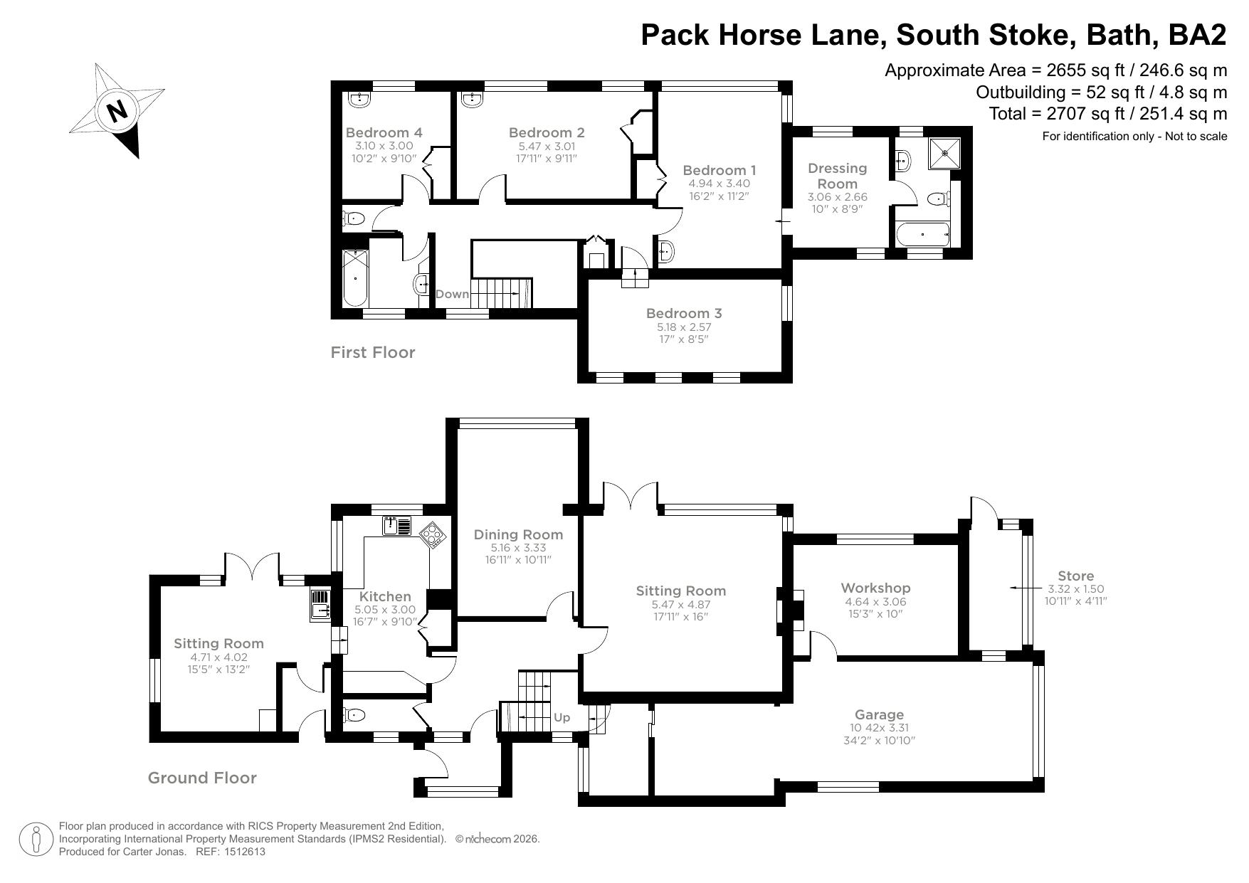 Long Combe,, Pack Horse Lane, Bath floorplan