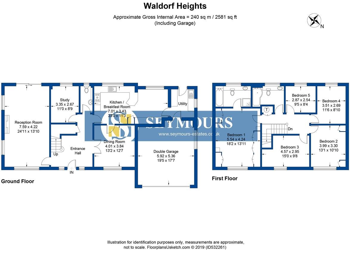 5 Bedrooms Detached house for sale in Waldorf Heights, Blackwater, Camberley GU17