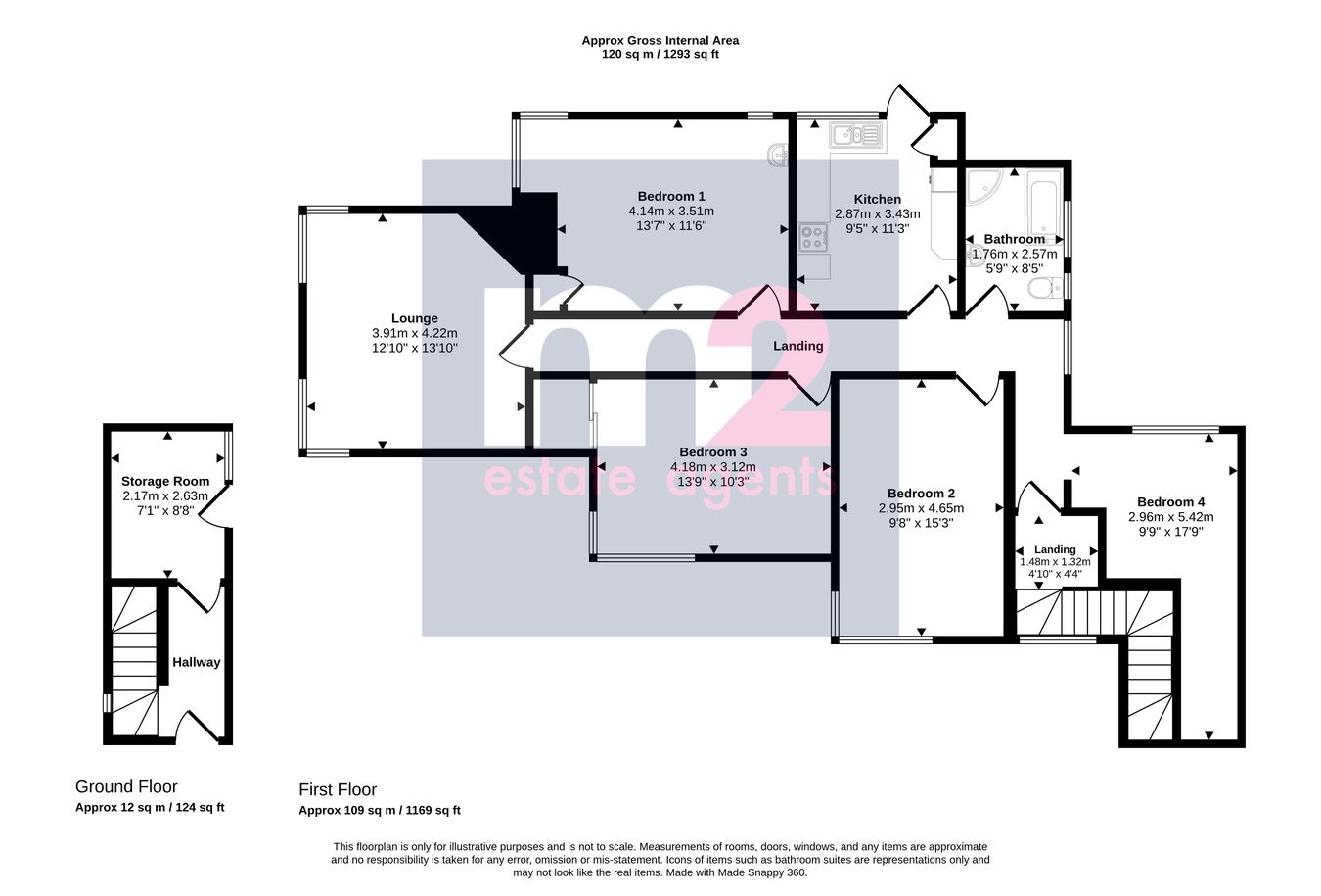 59a, Park Avenue, Abergavenny floorplan