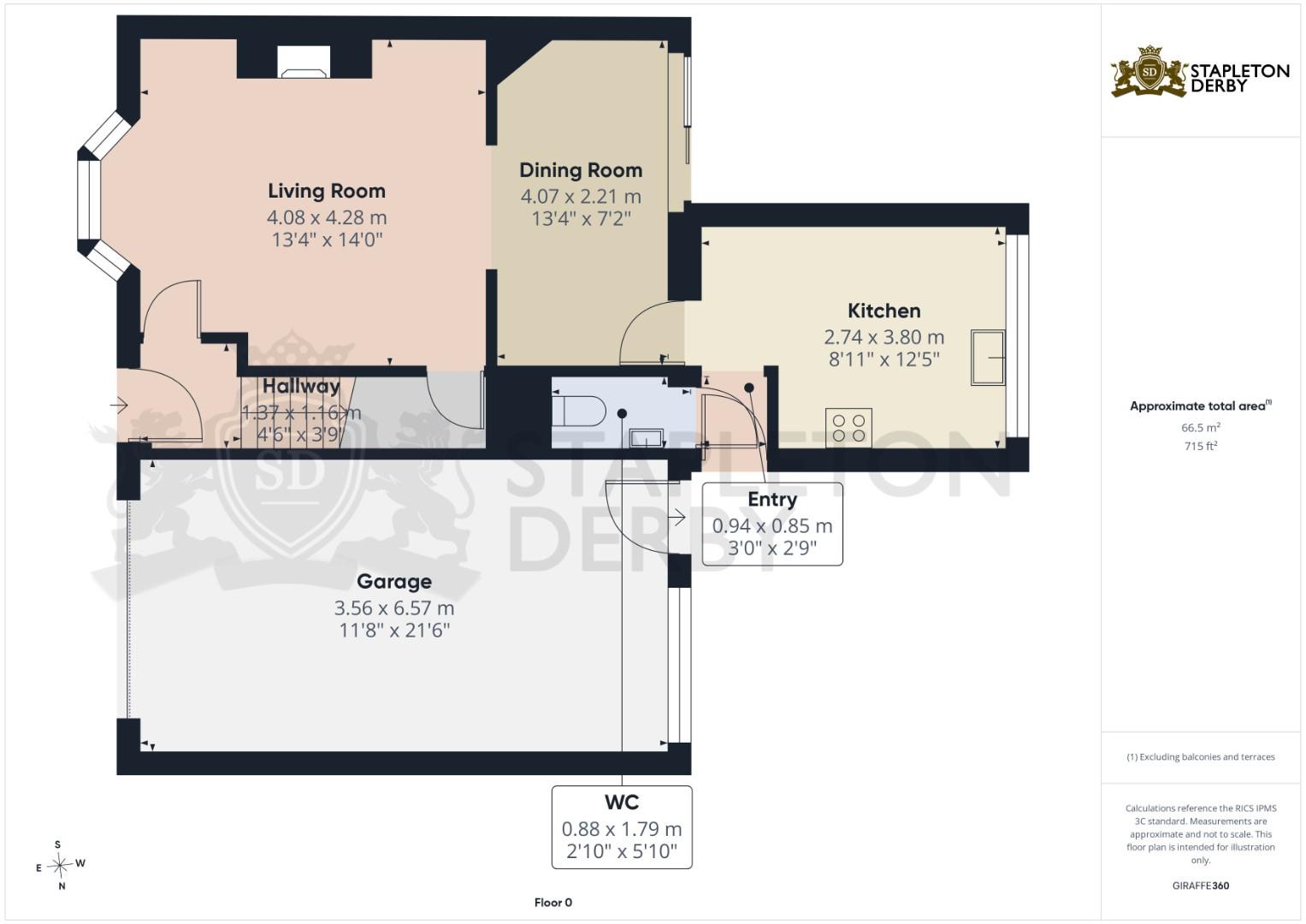 11, Hawthorne Road, Prescot floorplan