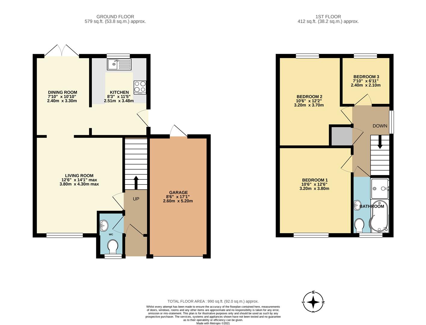 58, Fleet Way, Shalfleet floorplan