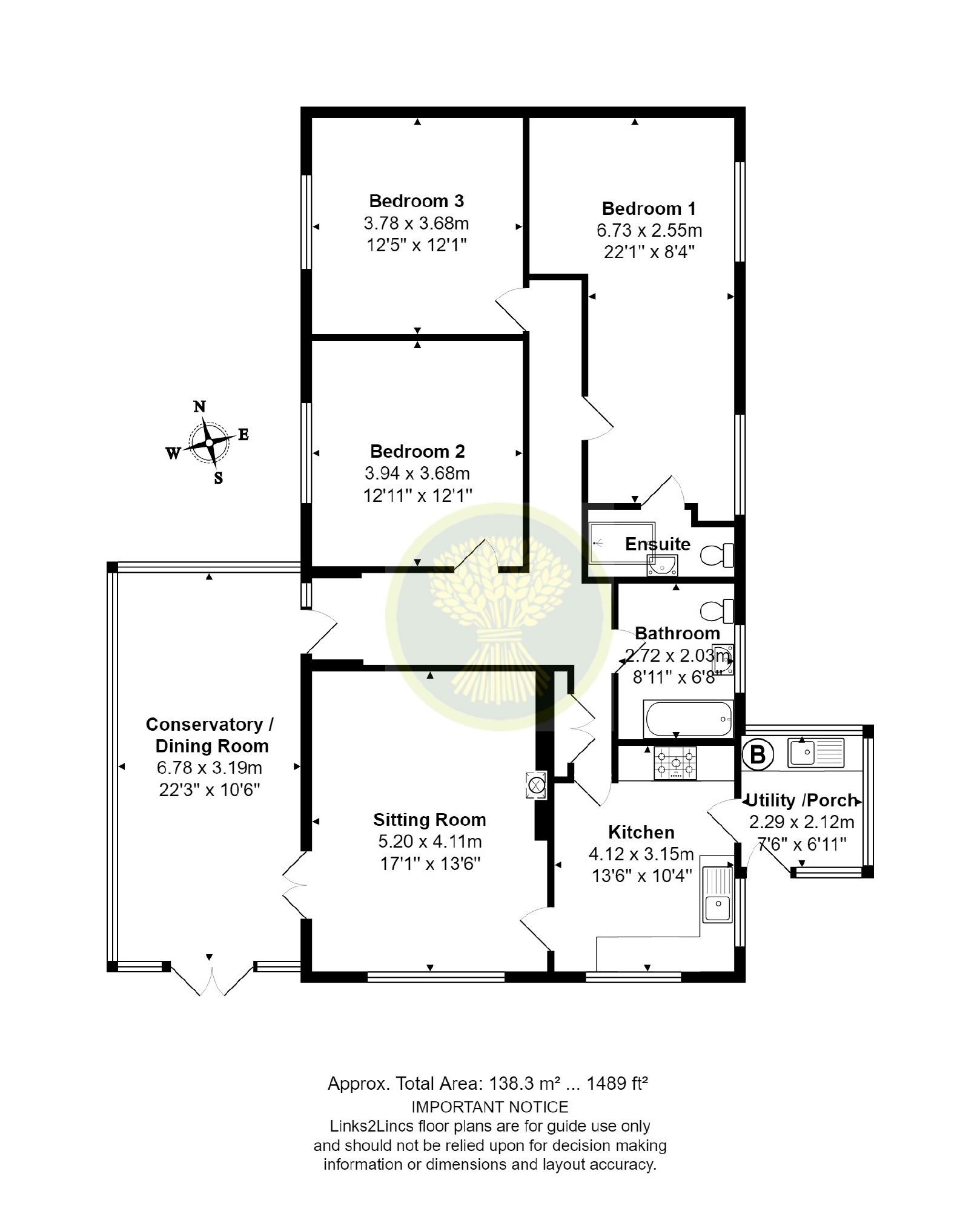 3 Bedrooms Bungalow for sale in Stow Park, Lincoln LN1