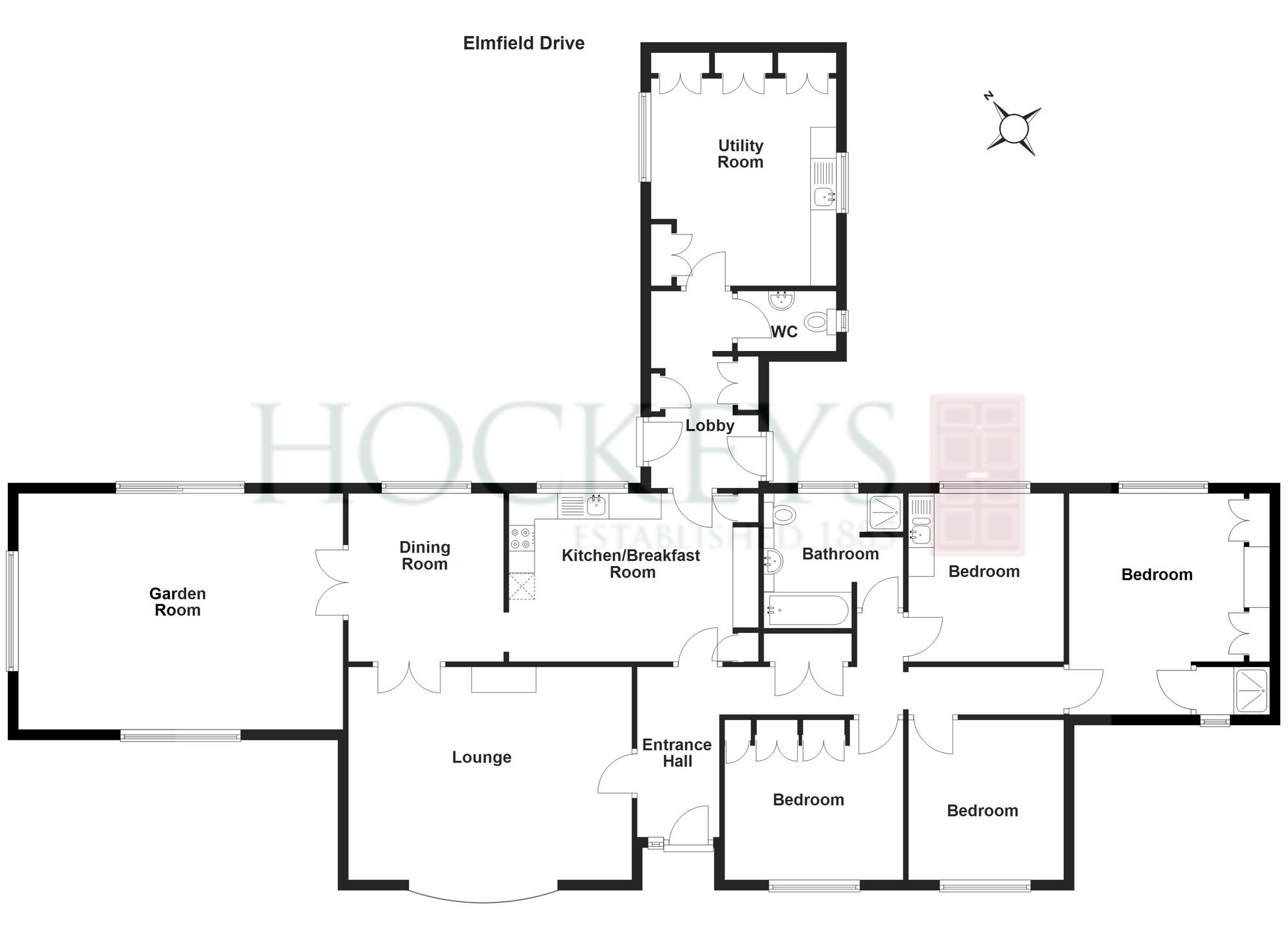 The Lawns, 36 Elmfield Drive, Wisbech floorplan