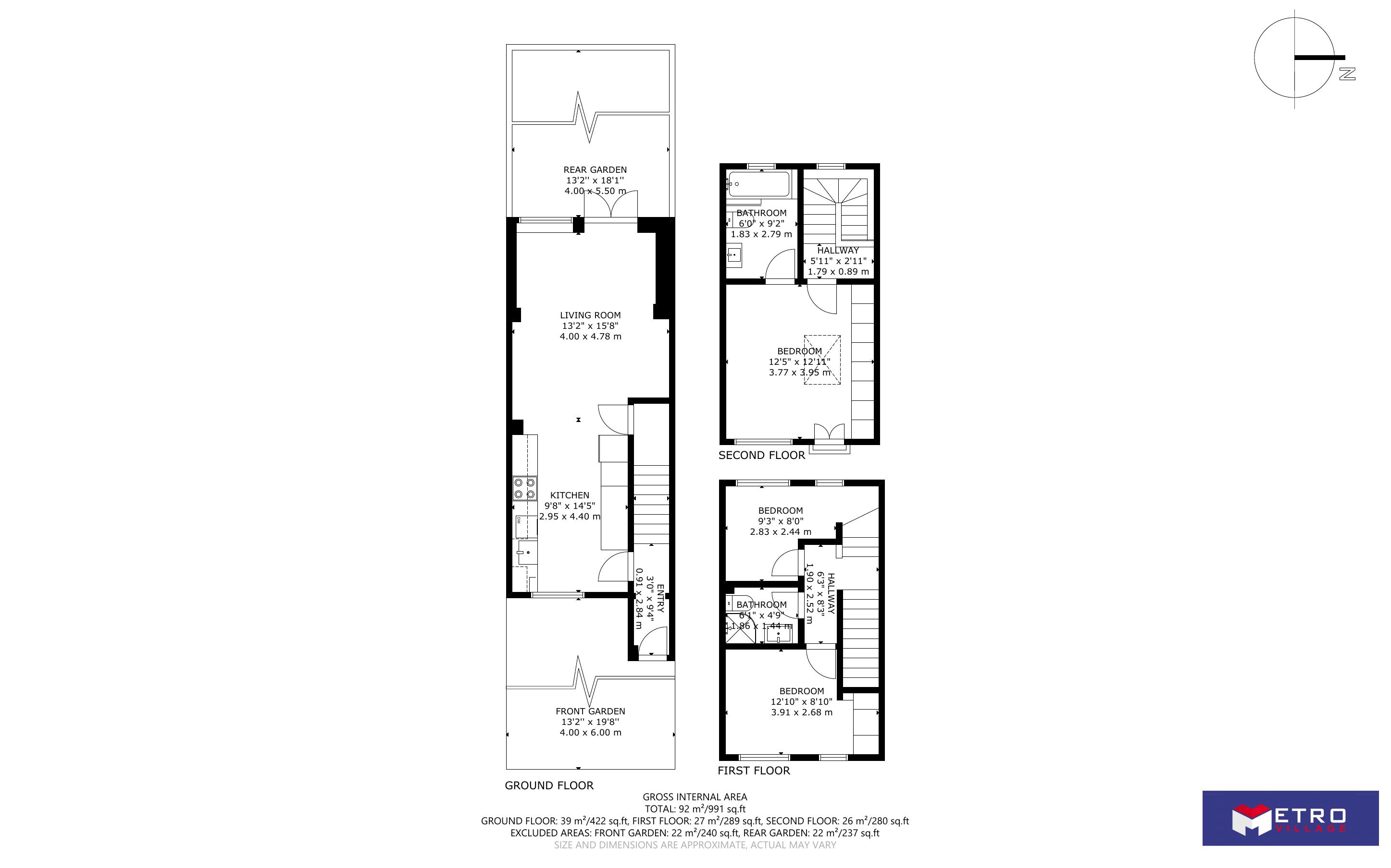 24, Eleanor Close, London floorplan