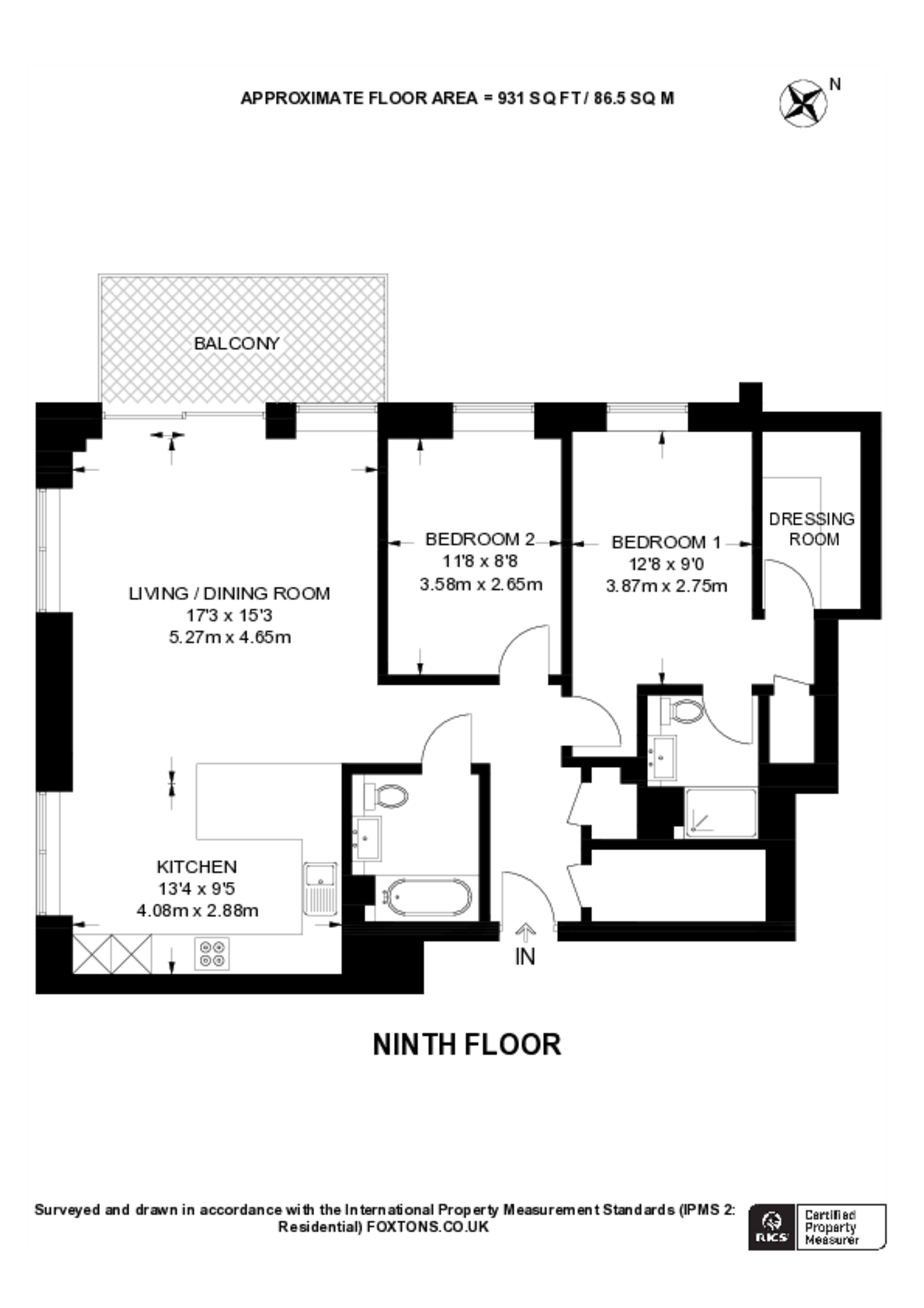 Heron Wharf, Tower Hamlets floorplan