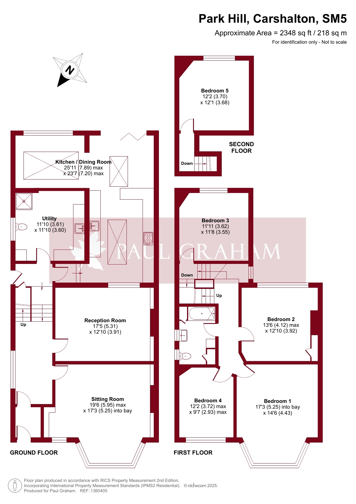 4, Park Hill, Carshalton floorplan