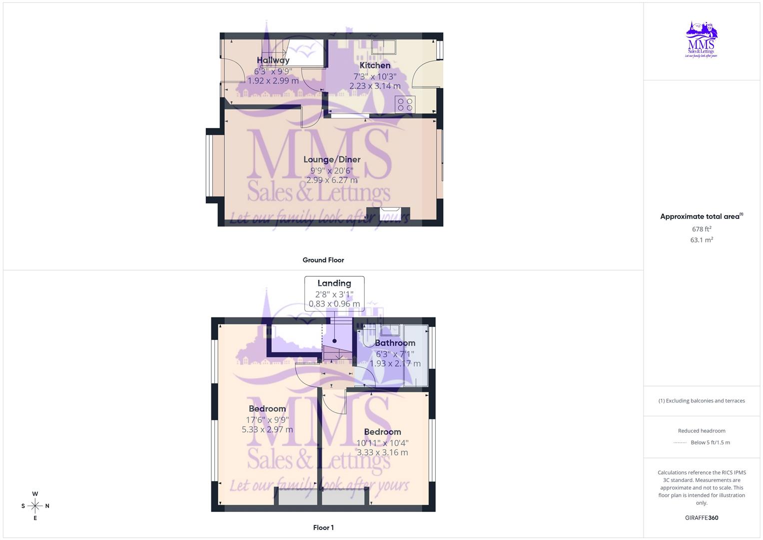 44, Lilac Road, Strood floorplan