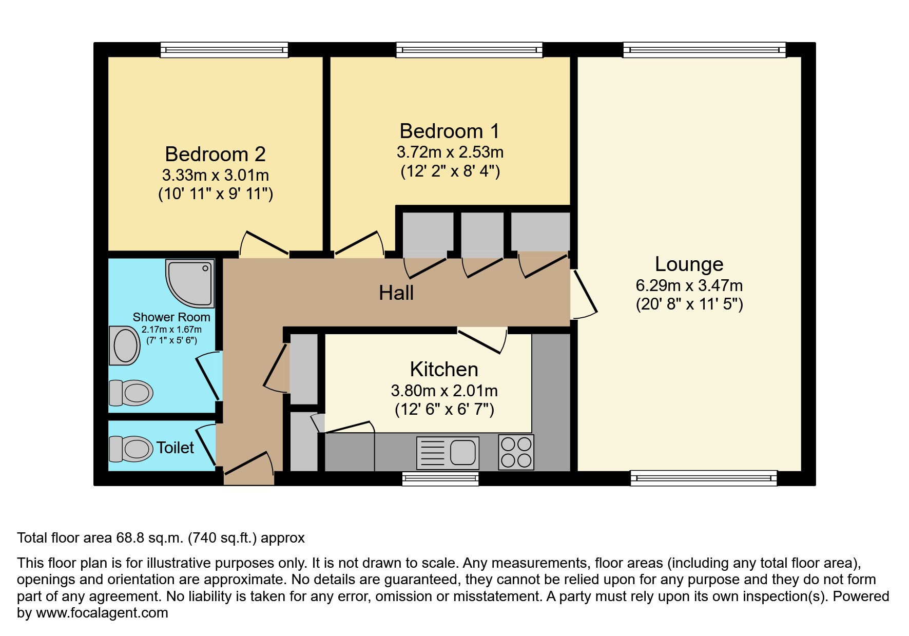 10a, Archer Court, Stourbridge floorplan